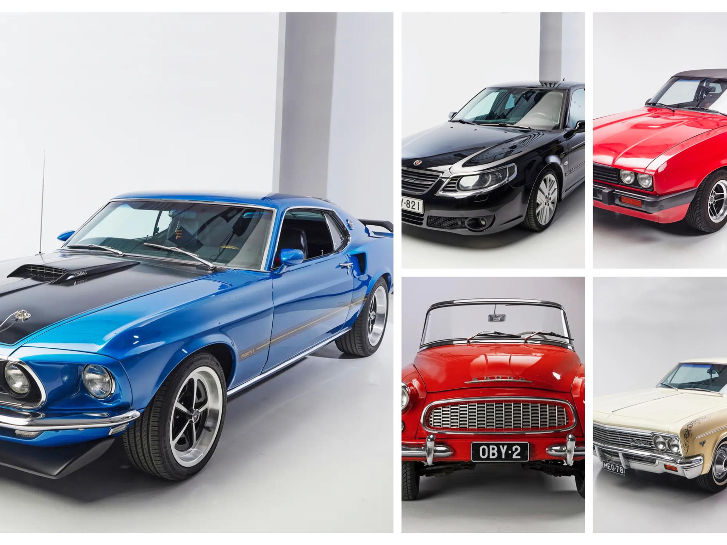 Viisi autoa, viisi kohtalonhetkeä: Saab, Capri, Škoda 1962, Impala ja Mustang sytyttivät intohimon – Omistajat kertovat