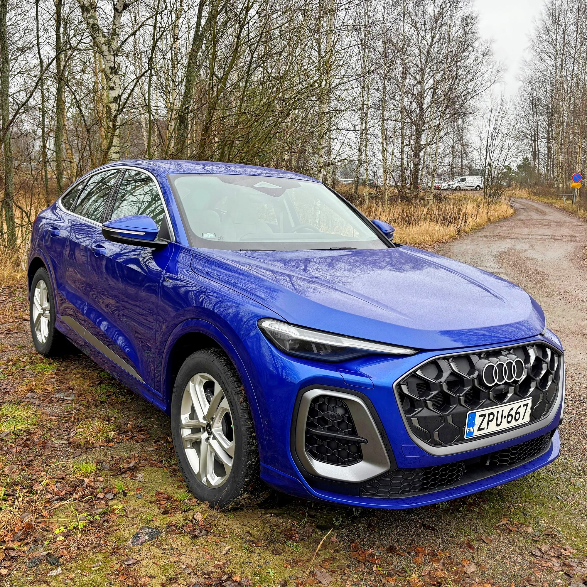 Uusi Audi Q5 Sportback e-Hybrid – 100 km sähköllä ja pienellä kulutuksella, mutta yllätyksetön kokonaisuus