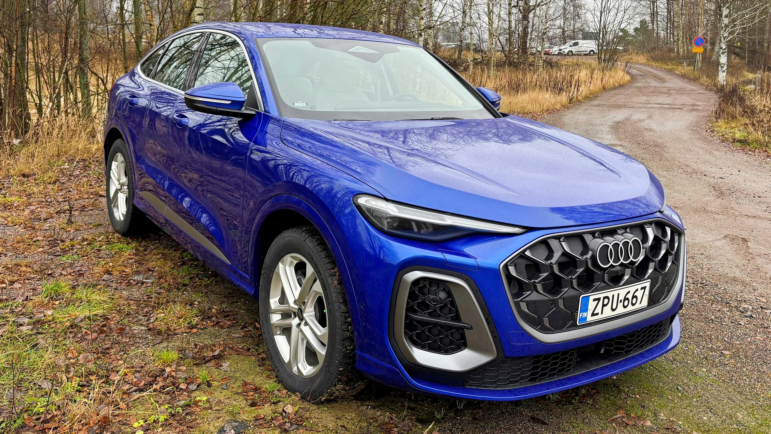 Uusi Audi Q5 Sportback e-Hybrid – 100 km sähköllä ja pienellä kulutuksella, mutta yllätyksetön kokonaisuus