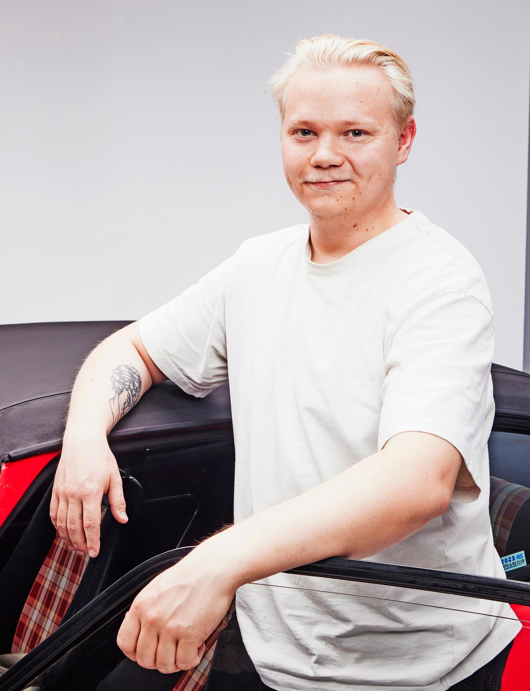 Joel Koskinen on omistanut Caprinsa vasta vajaan vuoden, mutta on päässyt jo fiilistelemään.