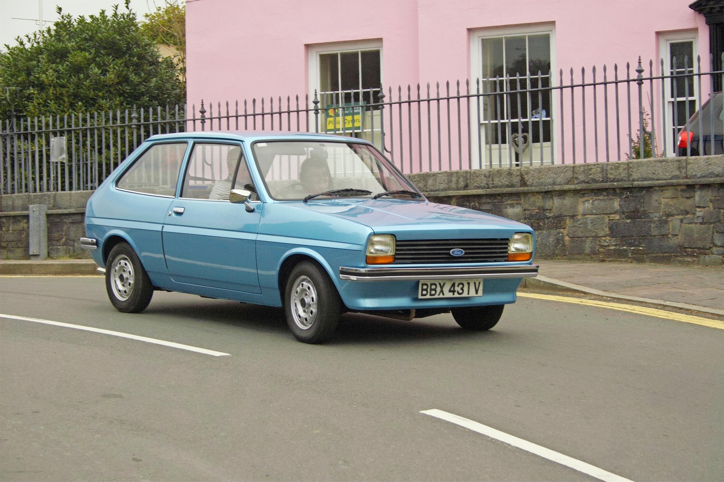 Alkuperäinen Ford Fiesta oli 1970-luvulla moderni peli.