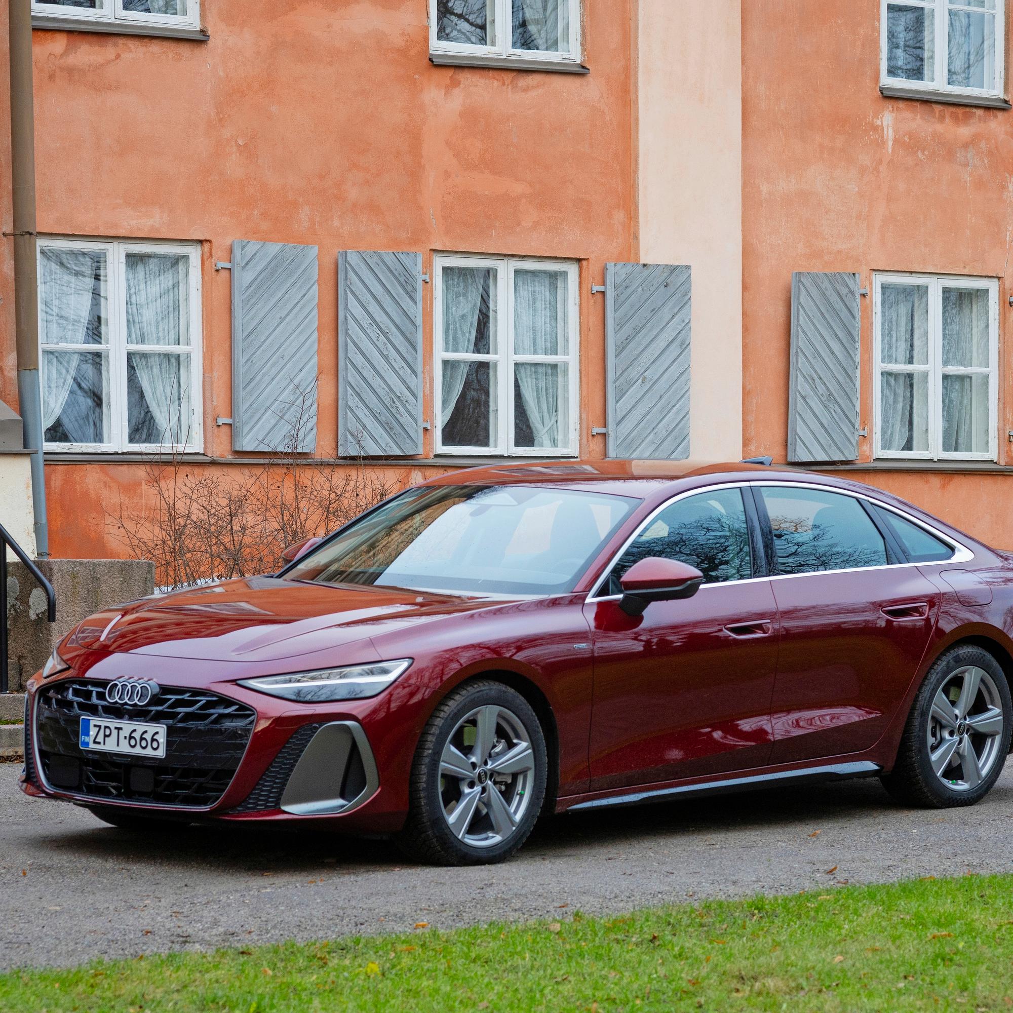 Audi A6 on huippumukava ja ketterä sedan – mutta iso akku syö tavaratilaa ja vaihteiston epäröinti fiilistä