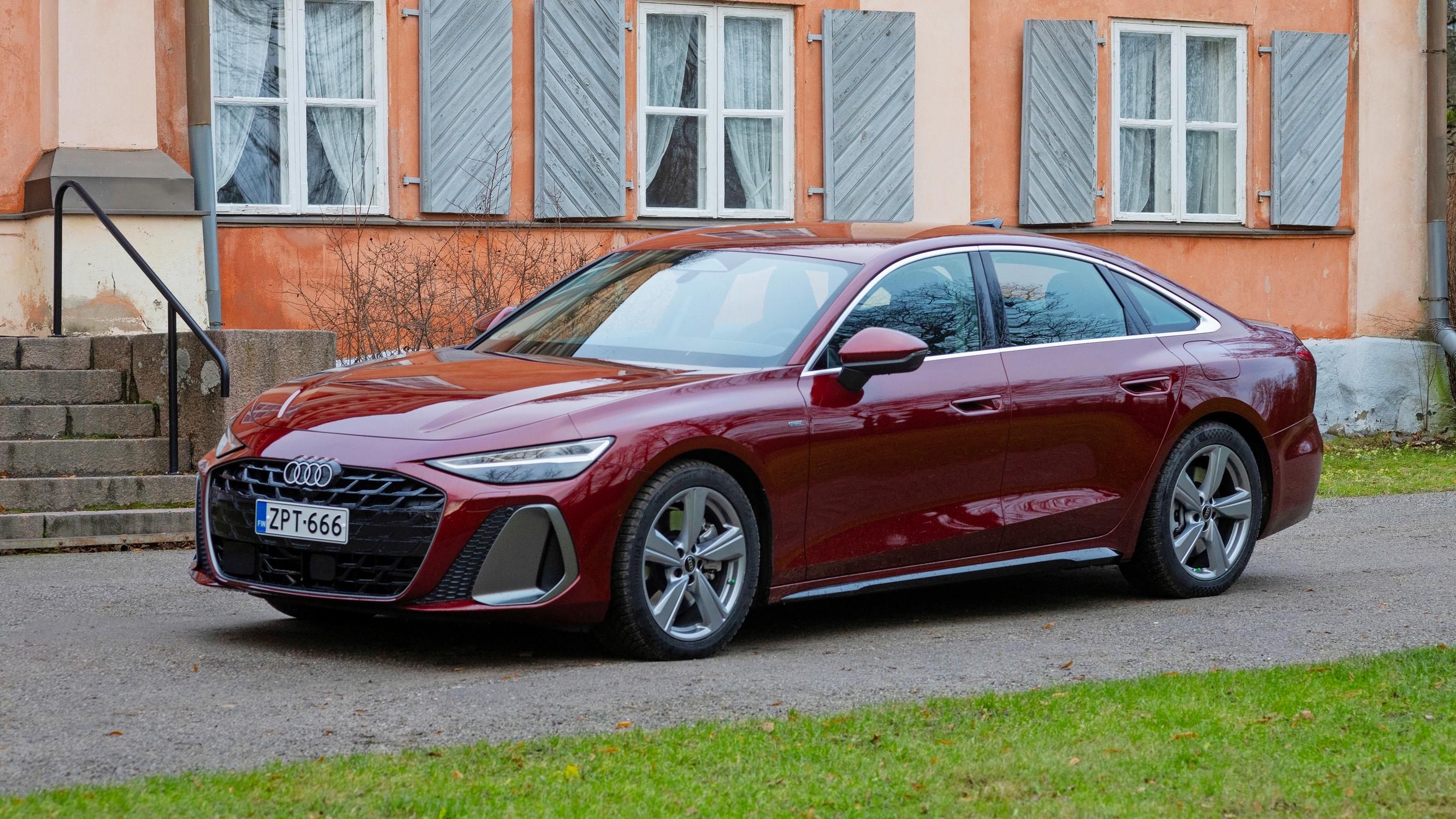 Audi A6 on huippumukava ja ketterä sedan – mutta iso akku syö tavaratilaa ja vaihteiston epäröinti fiilistä