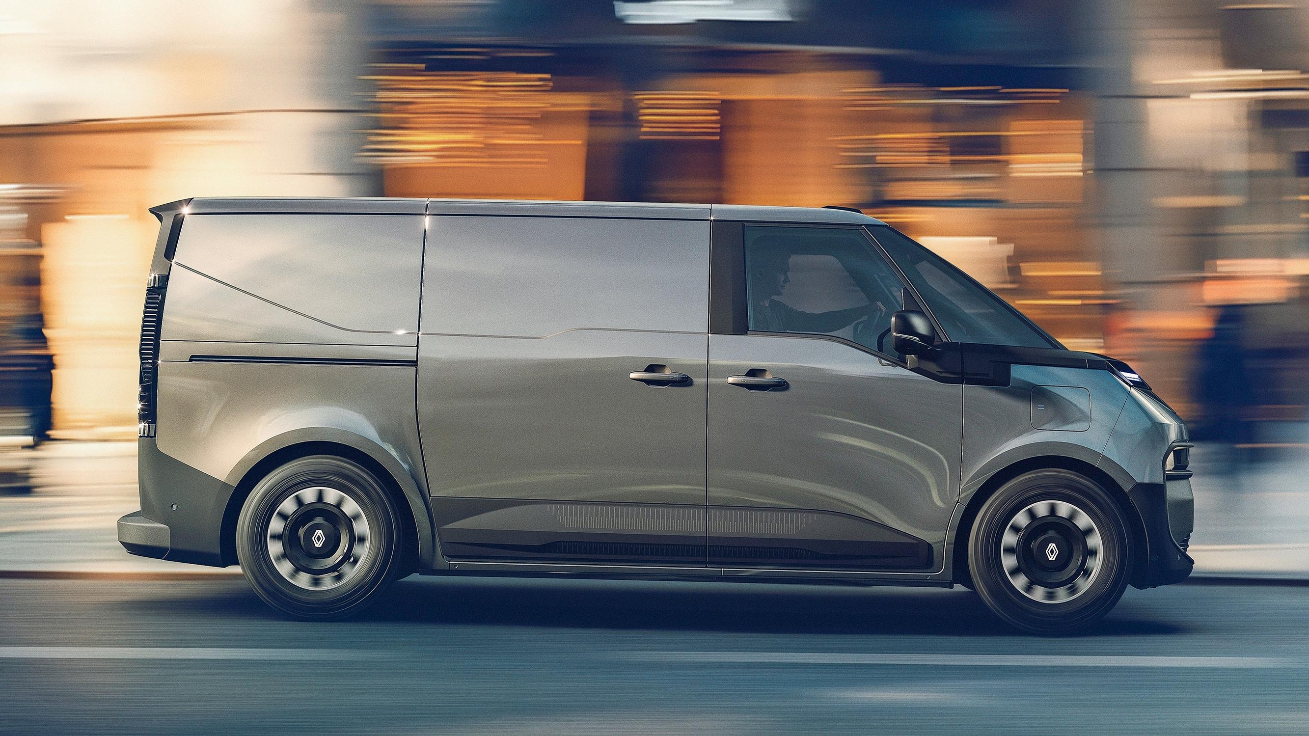 Uusi Renault Trafic E-Tech electric haastaa hyötyautot – 350–450 km toimintamatka, kunnon veto ja 800 voltin lataus