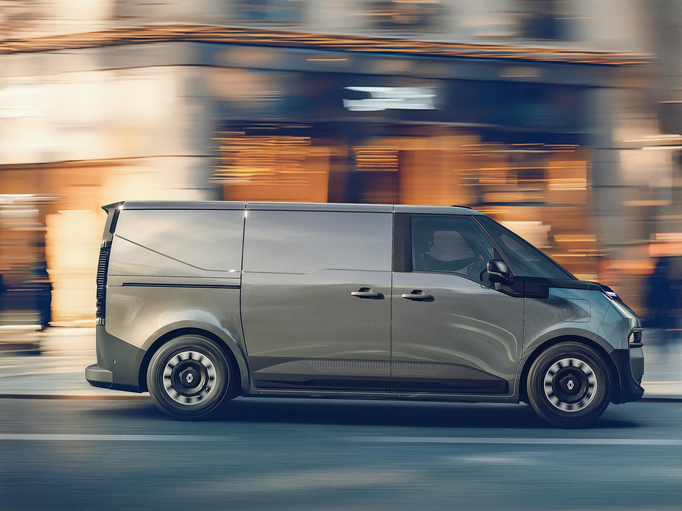 Uusi Renault Trafic E-Tech electric haastaa hyötyautot – 350–450 km toimintamatka, kunnon veto ja 800 voltin lataus