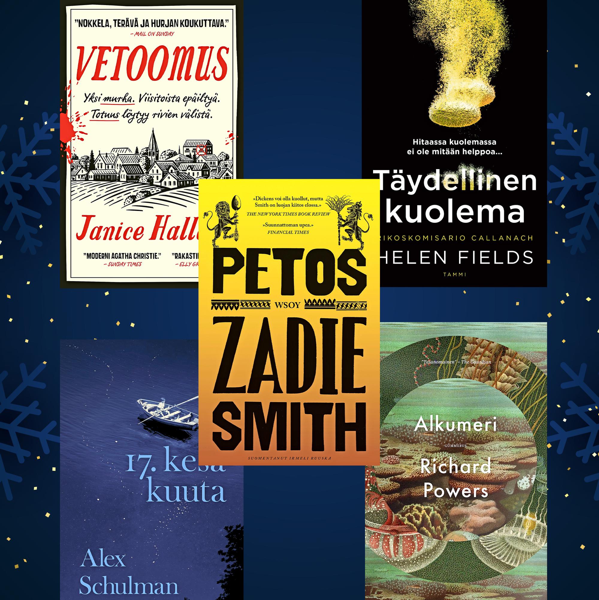 Joulun kirjavinkeissä nähdään ihmisyyden eri puolia: esittelyssä 5 kirjaa