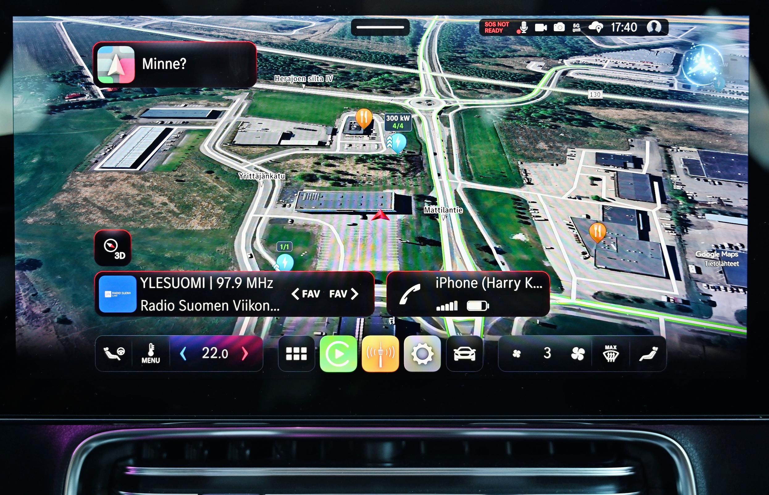 Mercedes-Benz CLA 250+ AMG Linessa navigointi sisältyy aina perusauton hintaan. MBUX on nyt neljättä sukupolvea; koko käyttöjärjestelmä aivan uusi MB.OS.