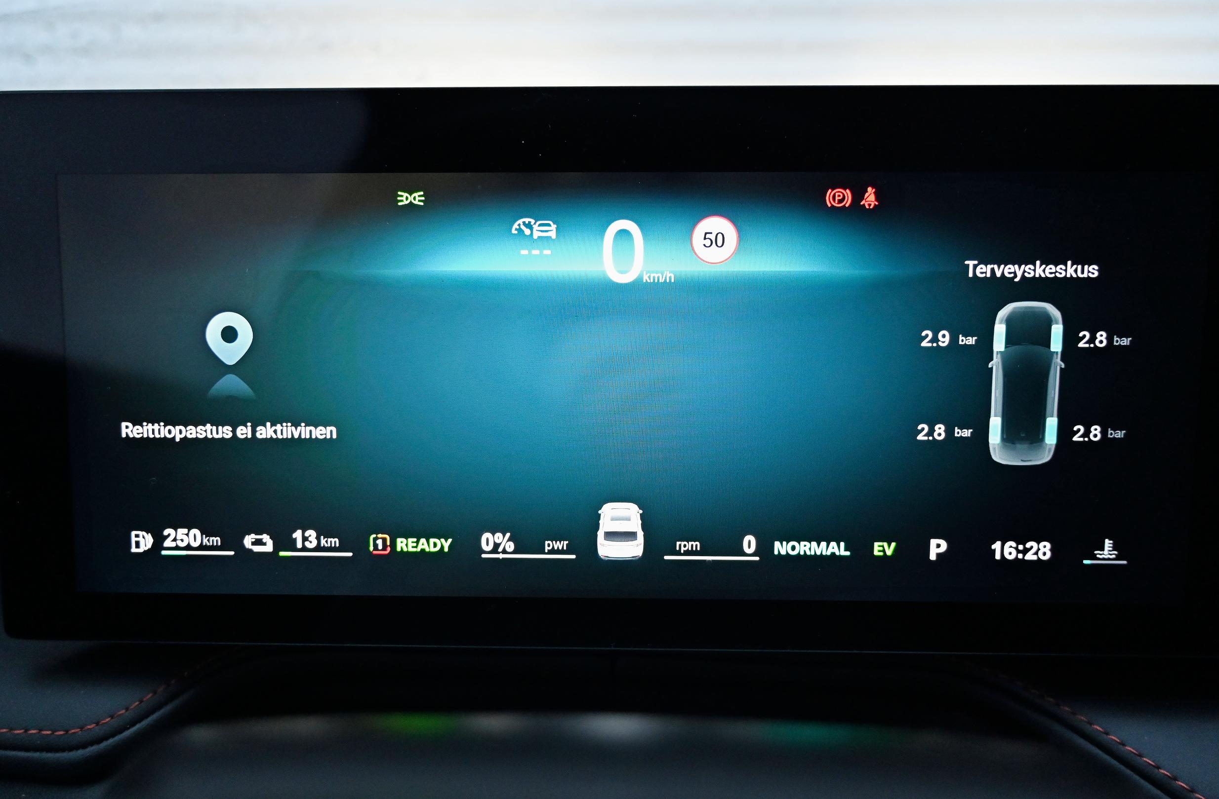 Digimittaristoon voi valita kolme eri näkymävaihtoehtoa. Huomaa terveyskeskus oikeassa laidassa!