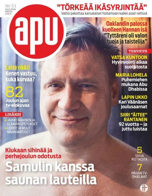 Samuli meni saunaan | Apu