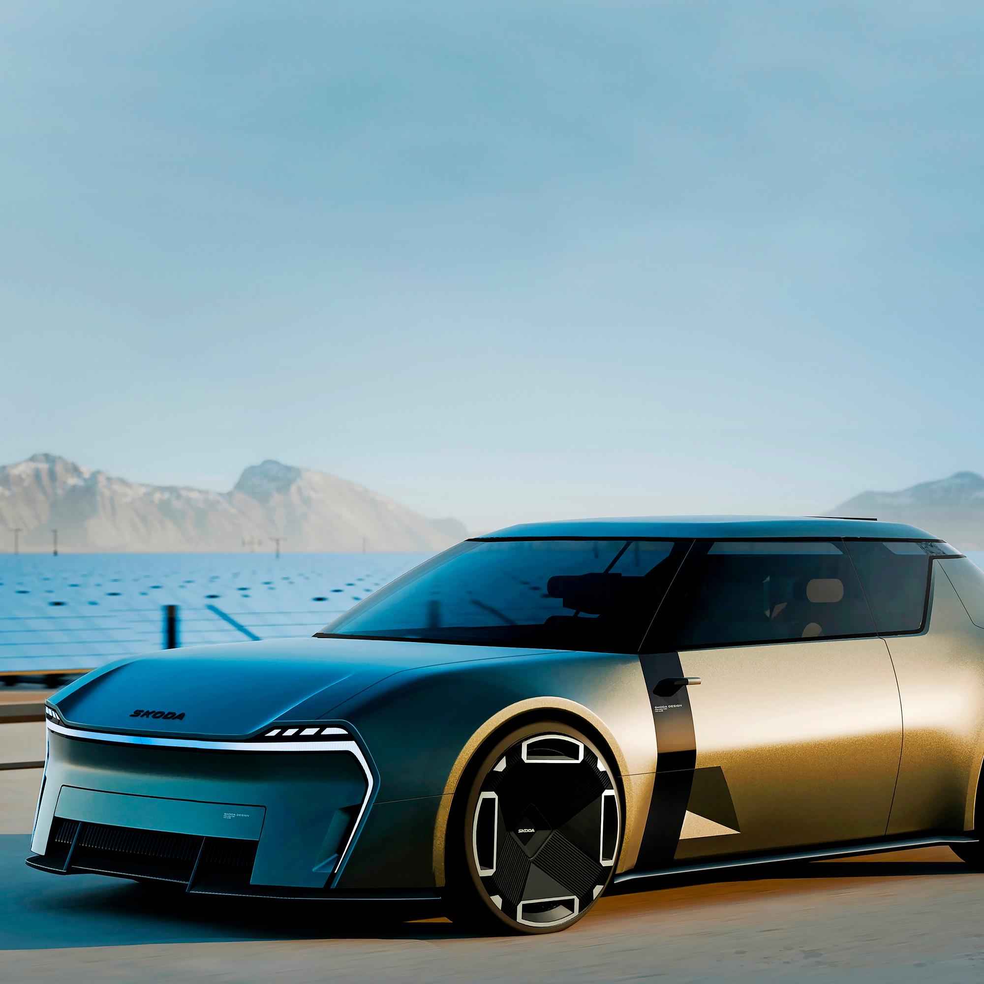 Suomalainen muotoilija Antti Savio loi Skodalle rohkean konseptiauton – Skodan muotoiluperinteet rikkova konsepti ammentaa historiasta