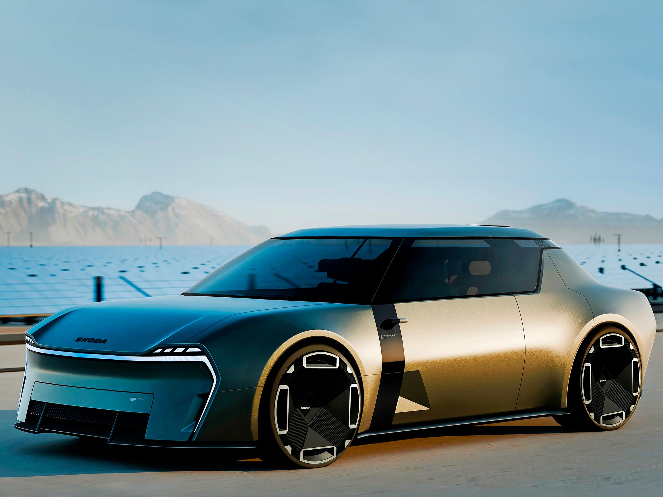 Suomalainen muotoilija Antti Savio loi Skodalle rohkean konseptiauton – Skodan muotoiluperinteet rikkova konsepti ammentaa historiasta