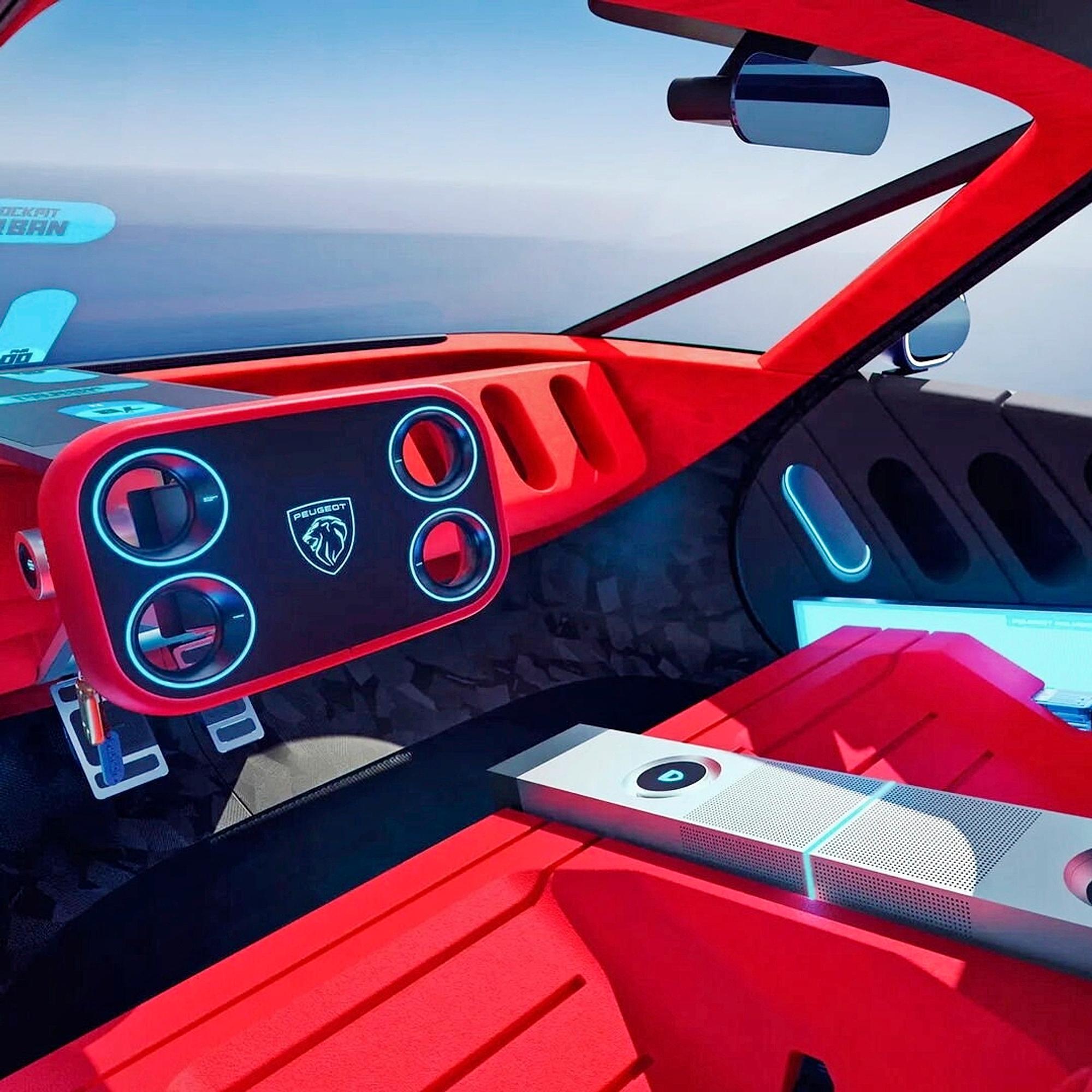 Peugeotin uusi ohjaamo on härski: Nelikulmainen ratti eikä lainkaan näyttöjä – kaikki tiedot heijastetaan tuulilasiin