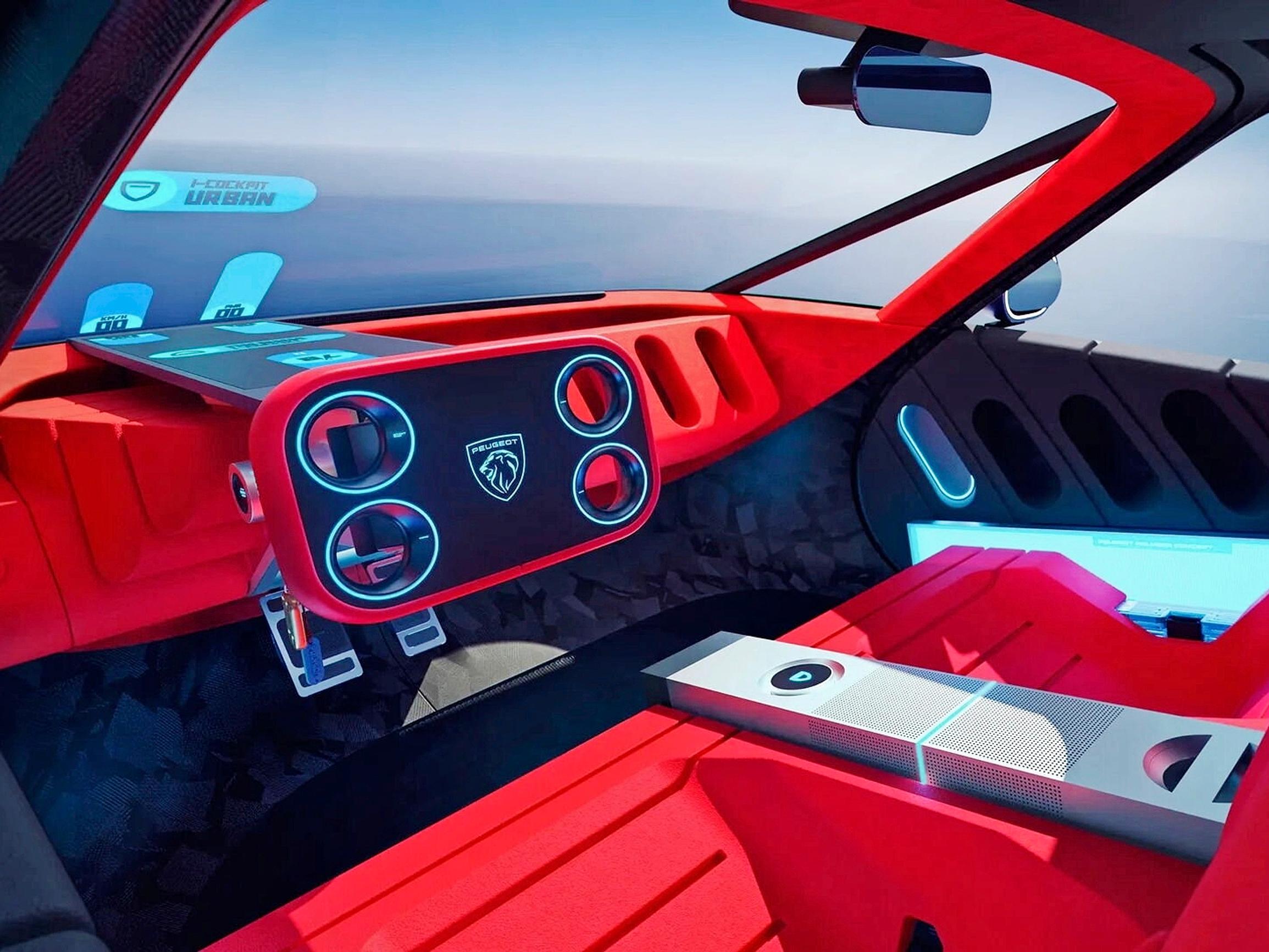 Peugeotin uusi ohjaamo on härski: Nelikulmainen ratti eikä lainkaan näyttöjä – kaikki tiedot heijastetaan tuulilasiin