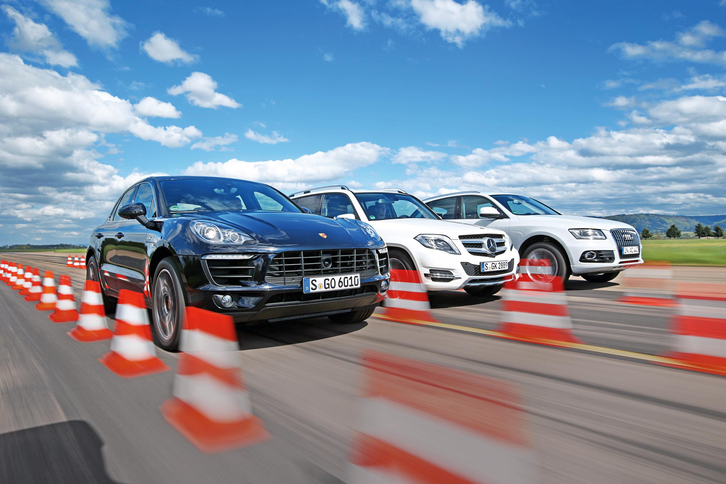 Vertailussa Audi Q5, Mercedes GLK ja Porsche Macan – Onko Macan paras SUV?