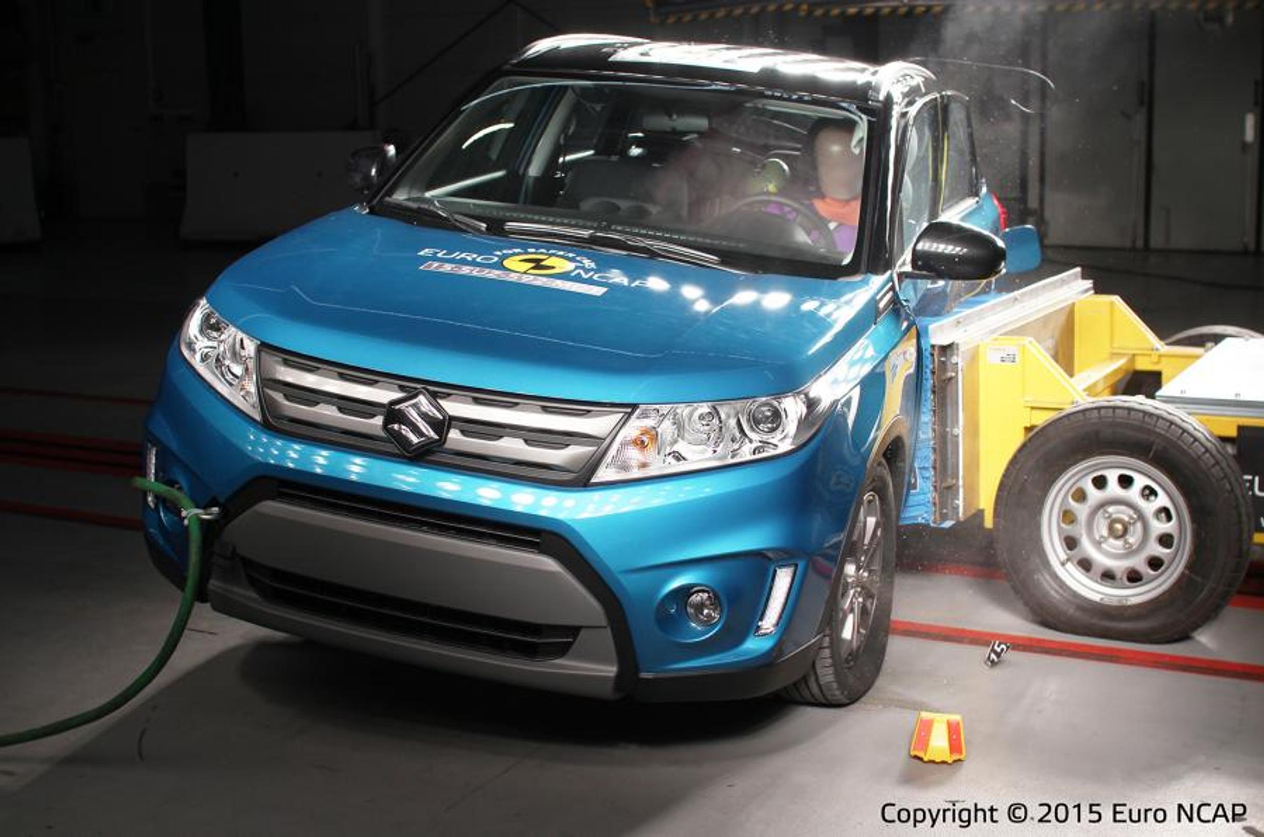 Renault Espace ja Suzuki Vitara törmäystestien uusimmat starat