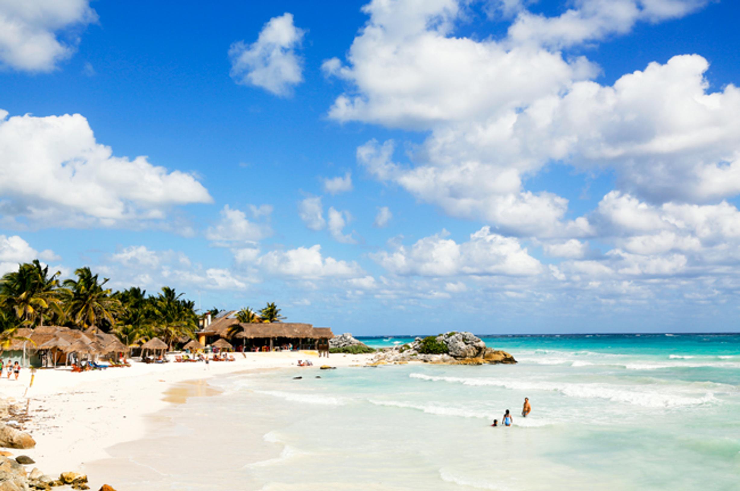 Tulum, aamunkoiton ranta