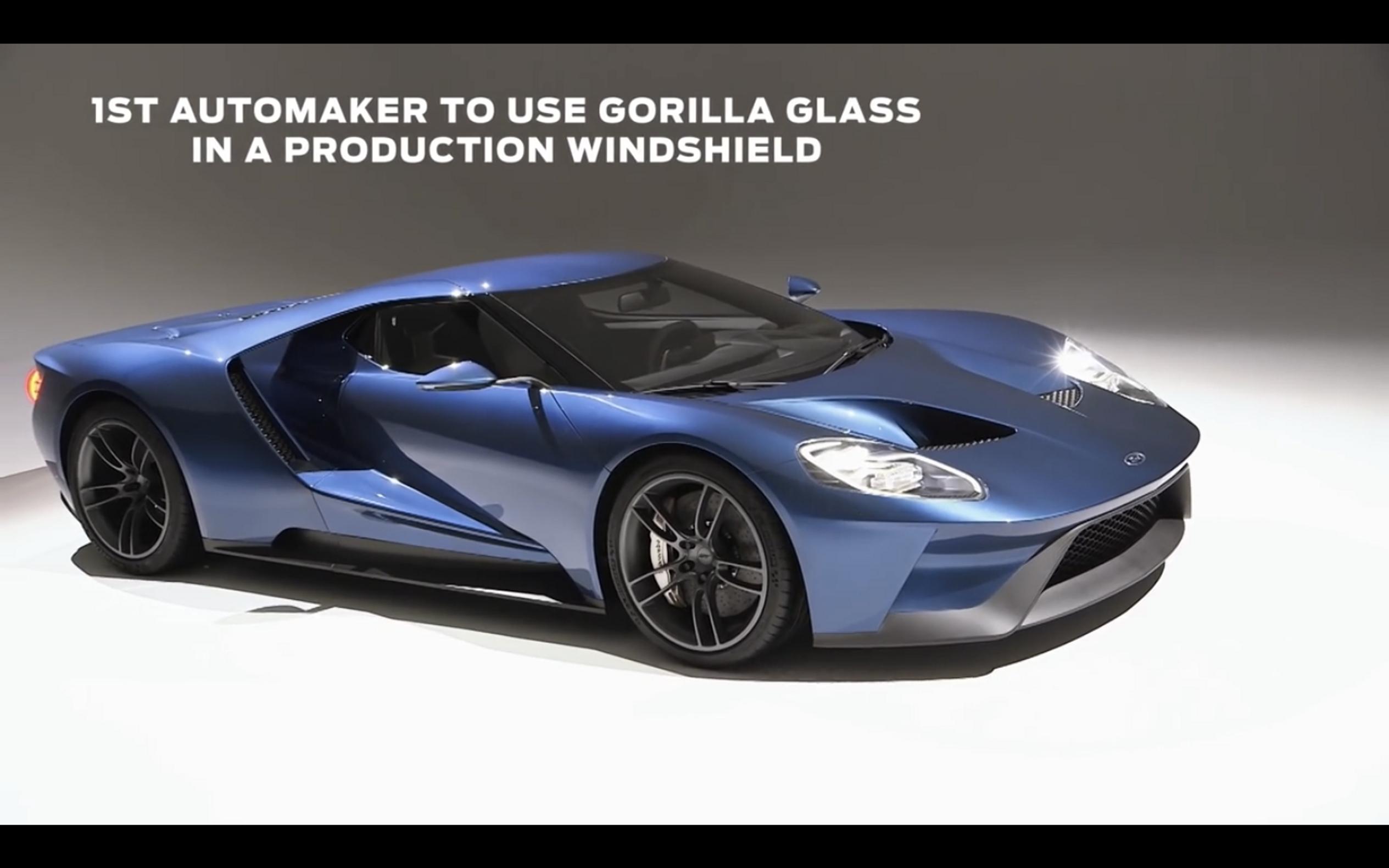 Fordin tuleva superauto käyttää älypuhelimista tuttua Gorilla-lasia