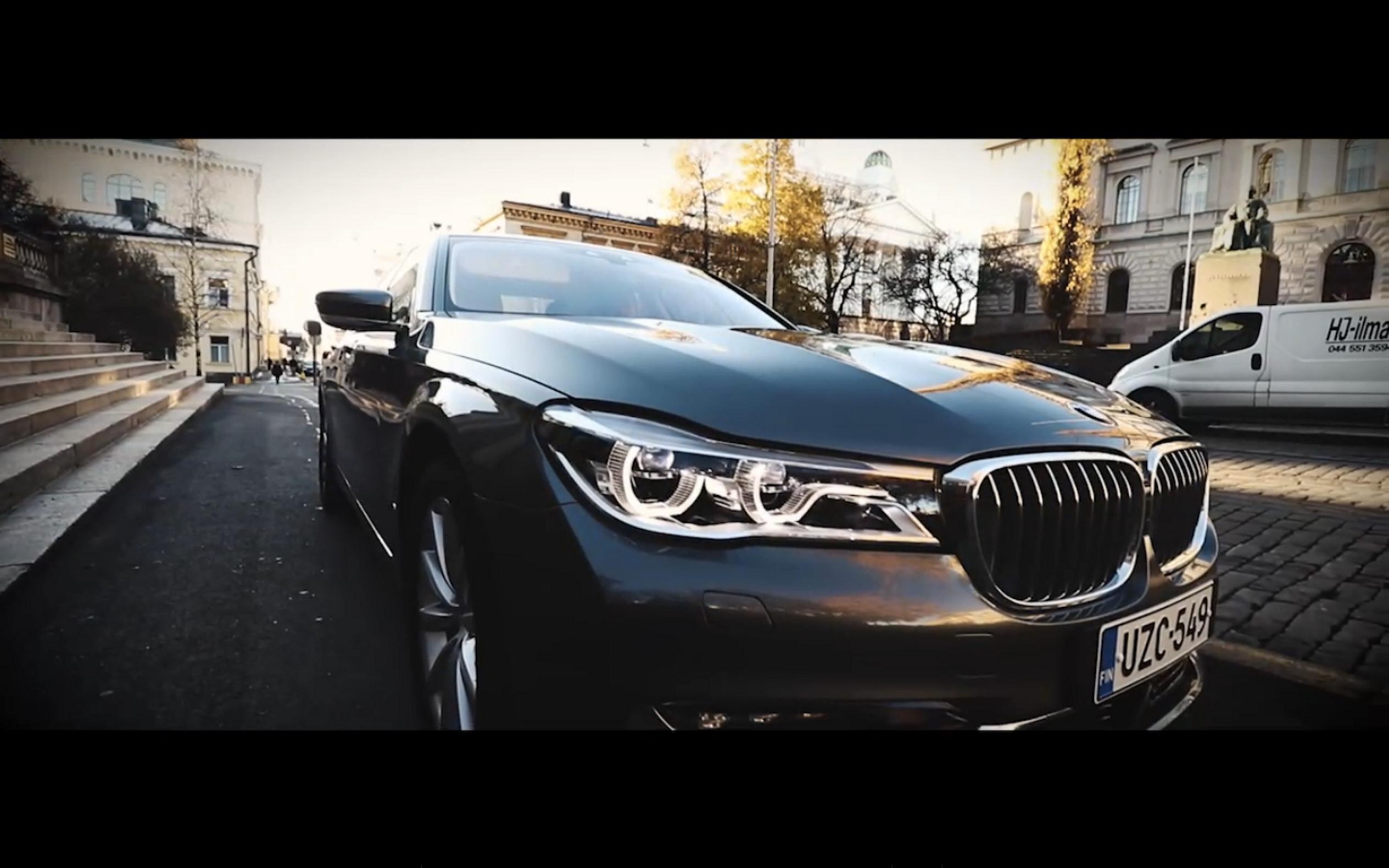Koeajossa BMW 730d – "kaikki varusteet, mitä voi kuvitella, löytyy"