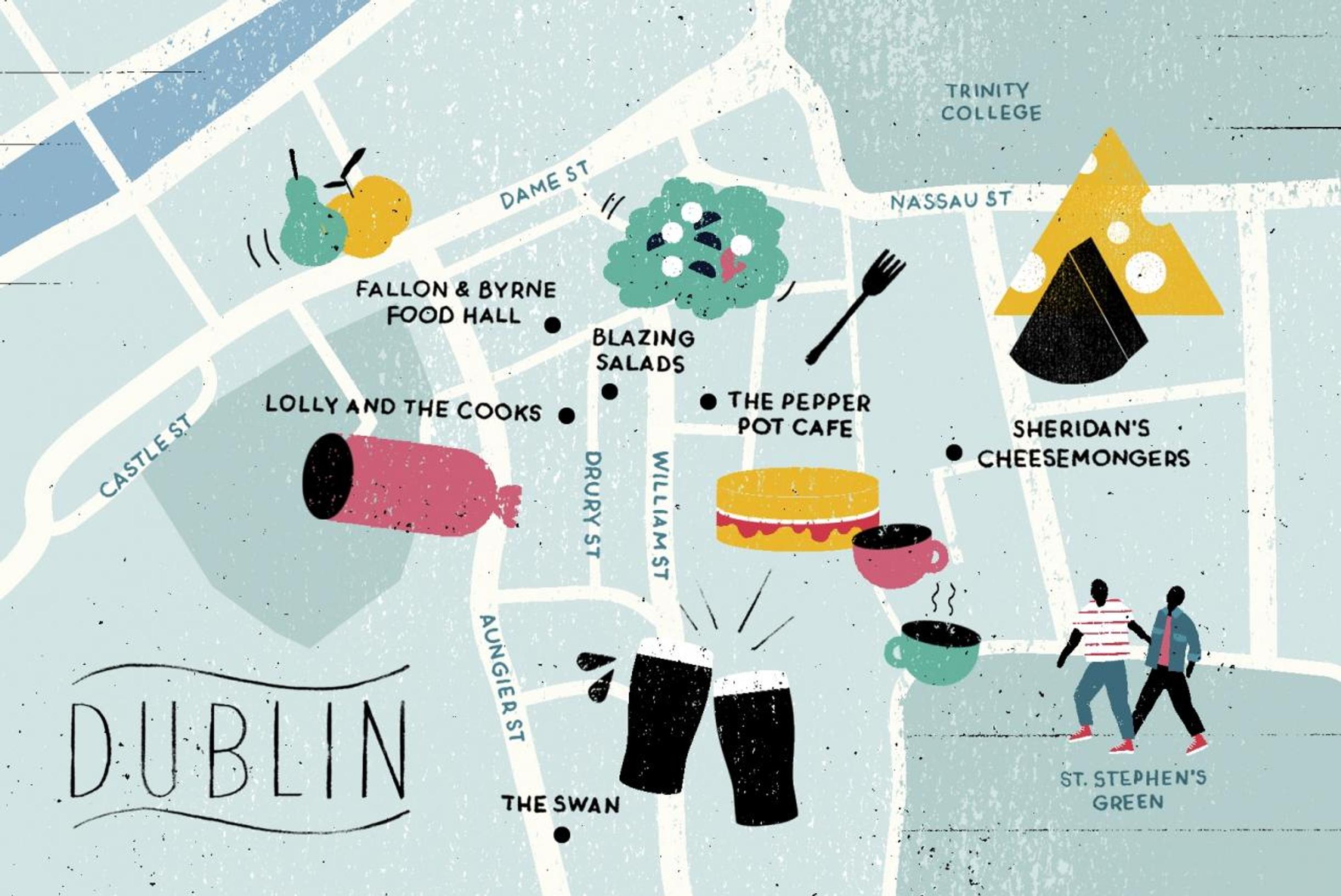 Ruokakierros Dublinissa