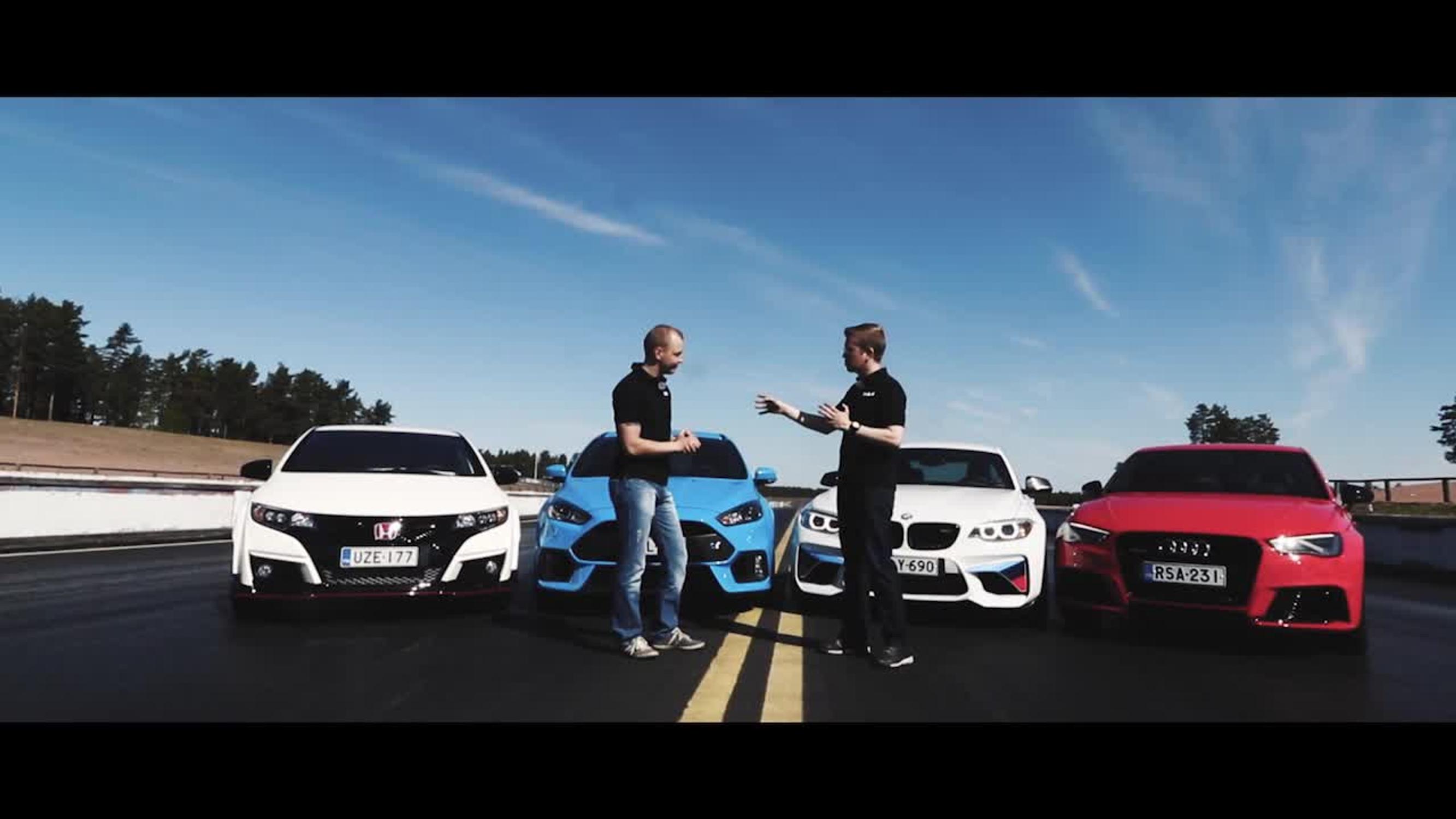 Tuulilasin massiivinen sporttiautovertailu - tämä oli Mikko Hirvosen suosikki
