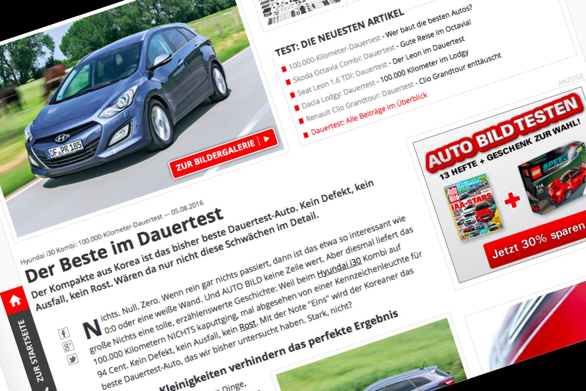 Hyundai I30 Kaikkien Aikojen Luotettavin Auto Saksalaislehden Kestotes Tuulilasi