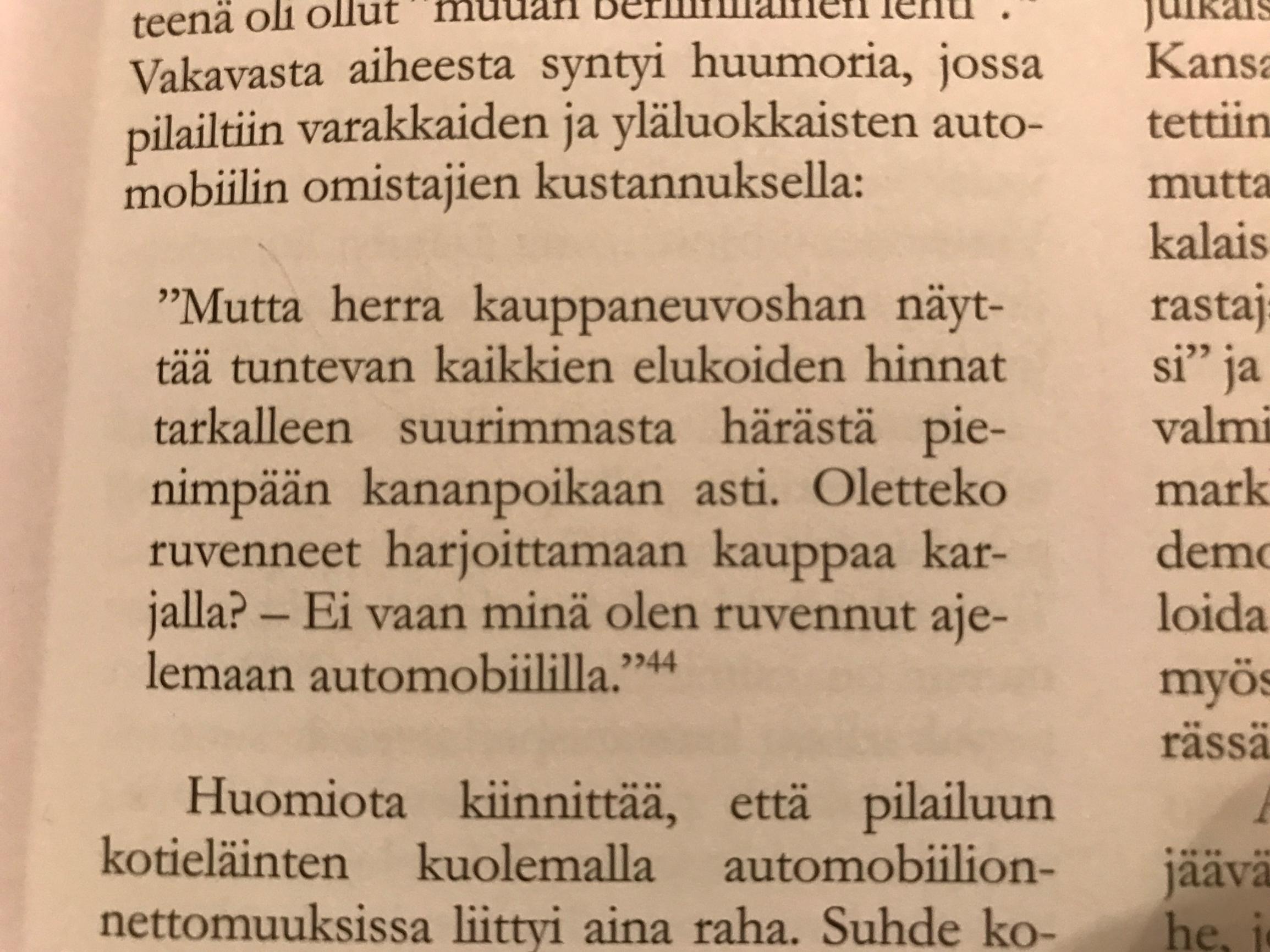 ”Naurettava pirunkone” – näin autoihin suhtauduttiin 1900-luvun alun Suomessa