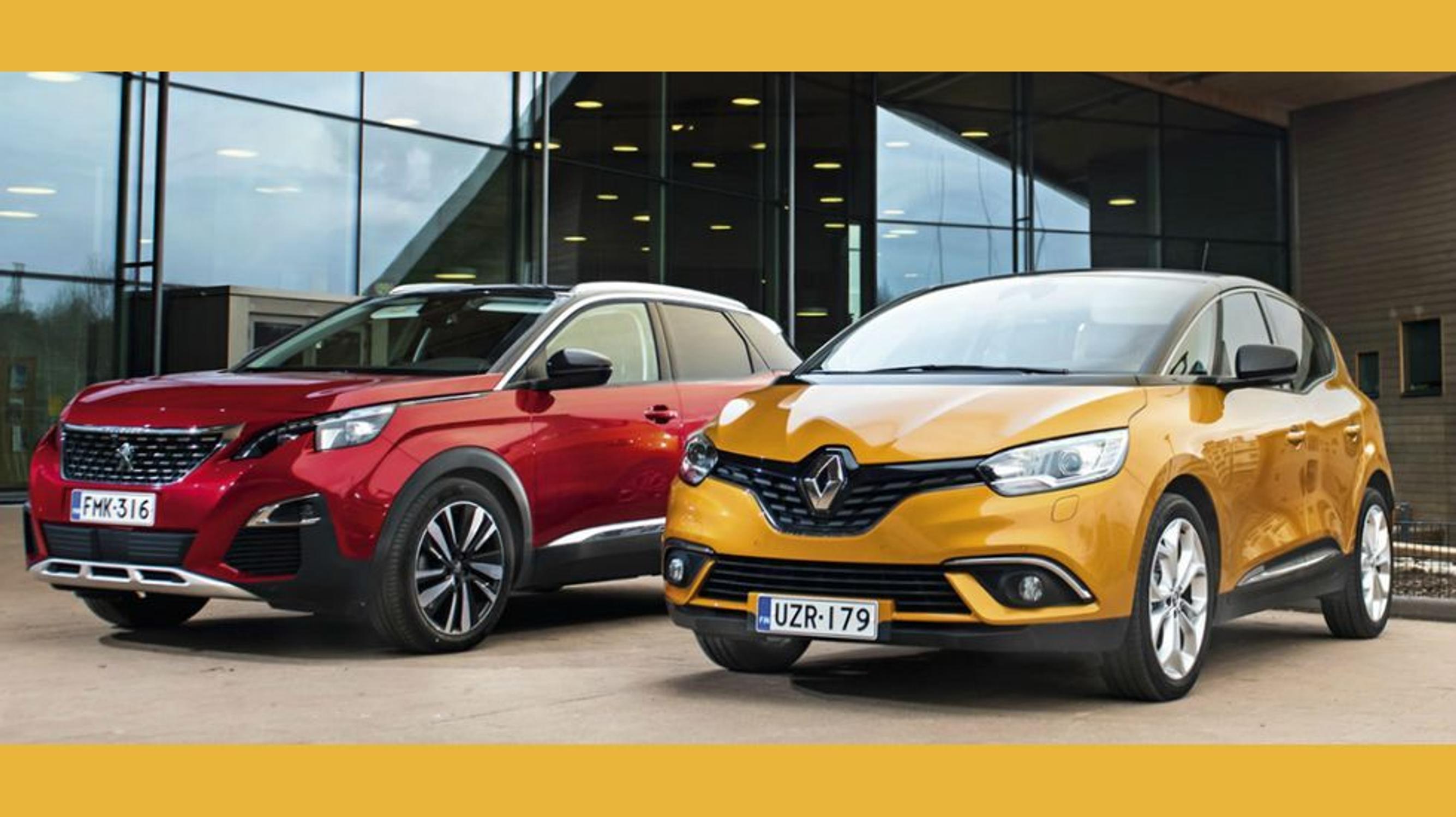 Peugeot 3008 vs. Renault Scenic – Tuulilasi 8/17 on ilmestynyt
