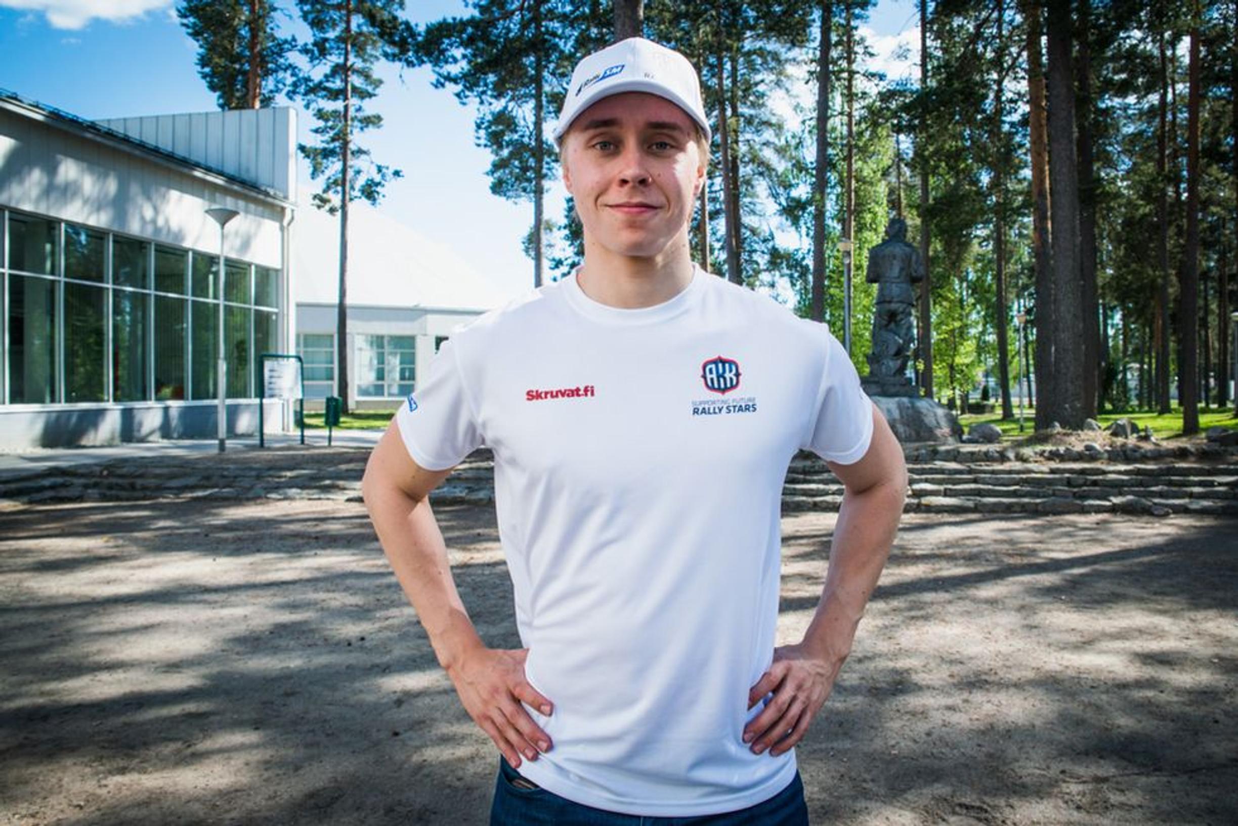 Emil Lindholm on rallin Tulevaisuuden Tähti 2017
