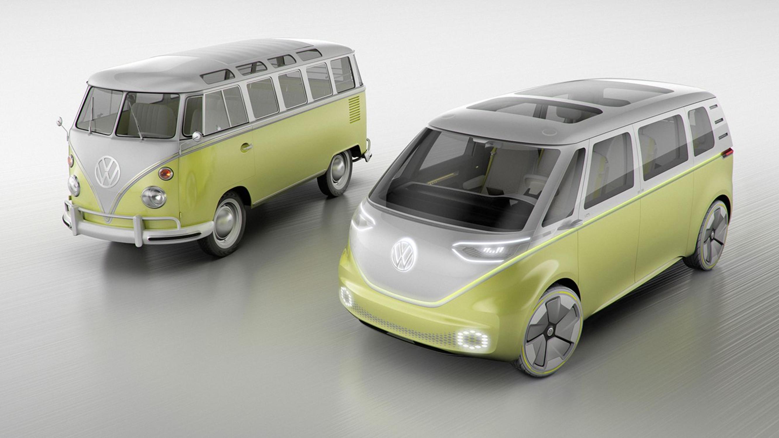 Katso kuva - VW rakentamassa uutta sähköistä minibussia