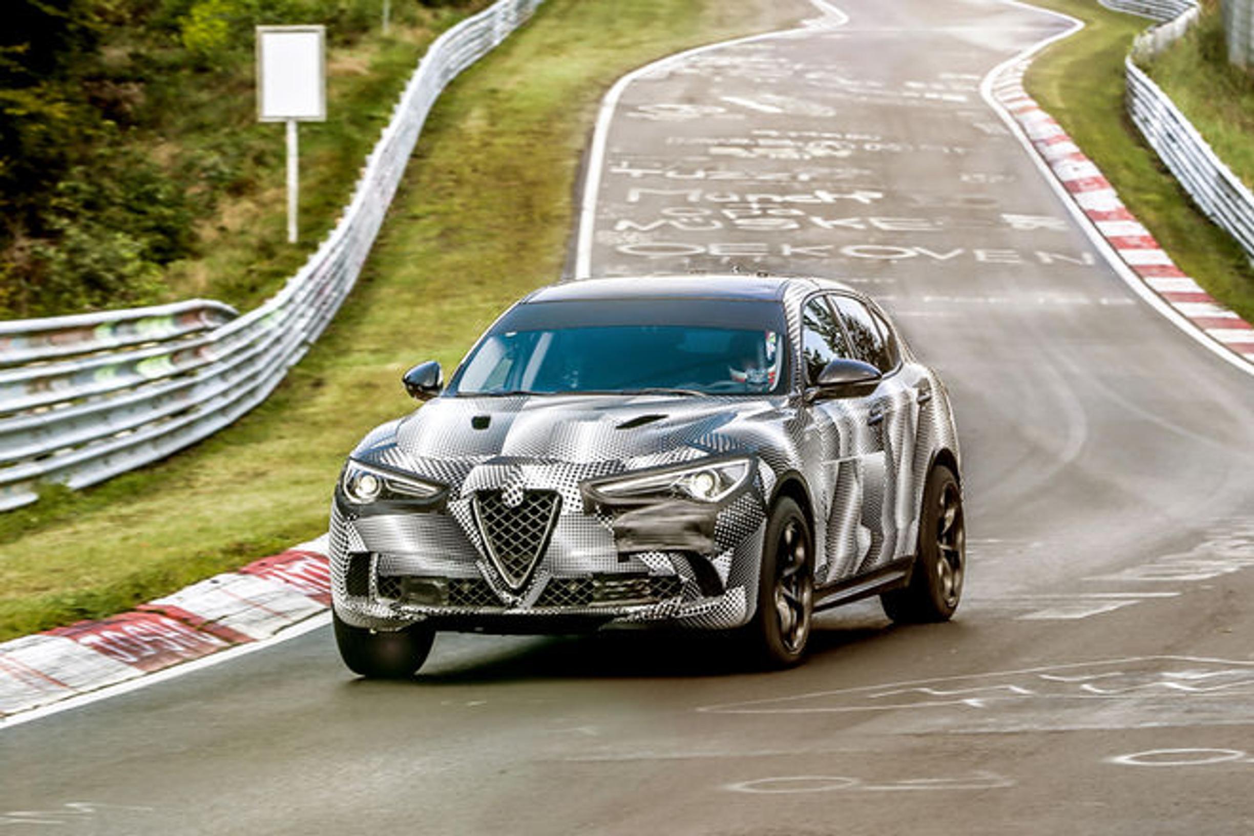 Alfa Romeo Stelviolle SUV:ien "ME-aika" Nürburgringillä