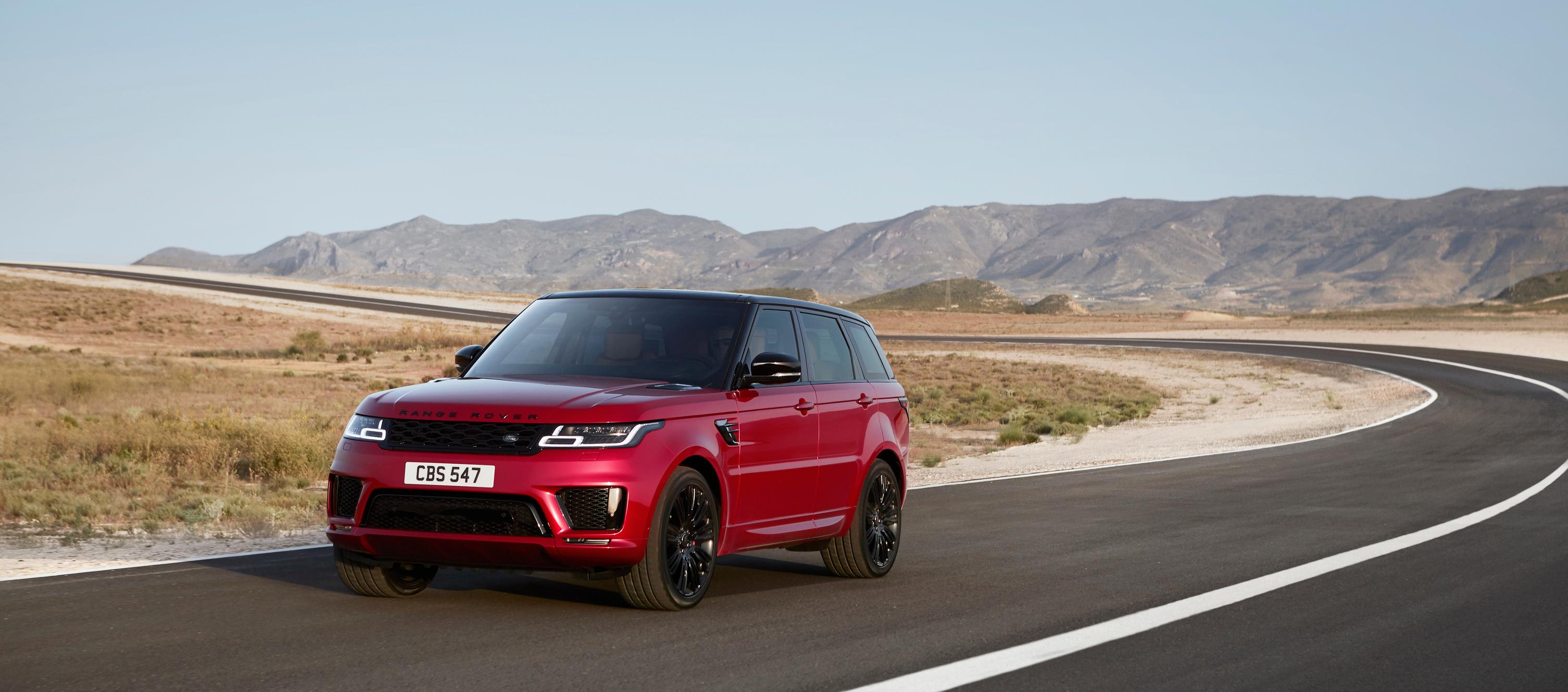 Range Rover Sport -mallistoon uudistuksia ja ladattava hybridi