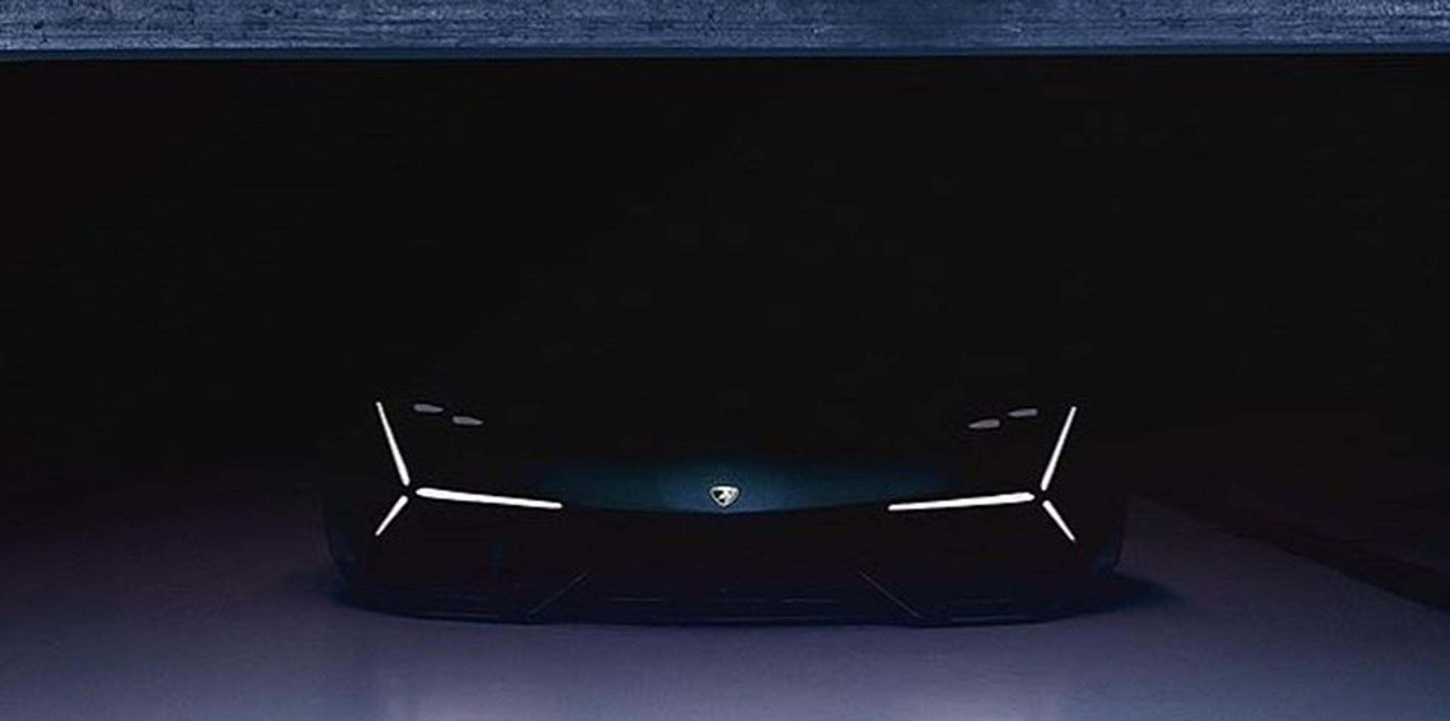 Lamborghinilta tiiserikuva uudesta konseptiautosta
