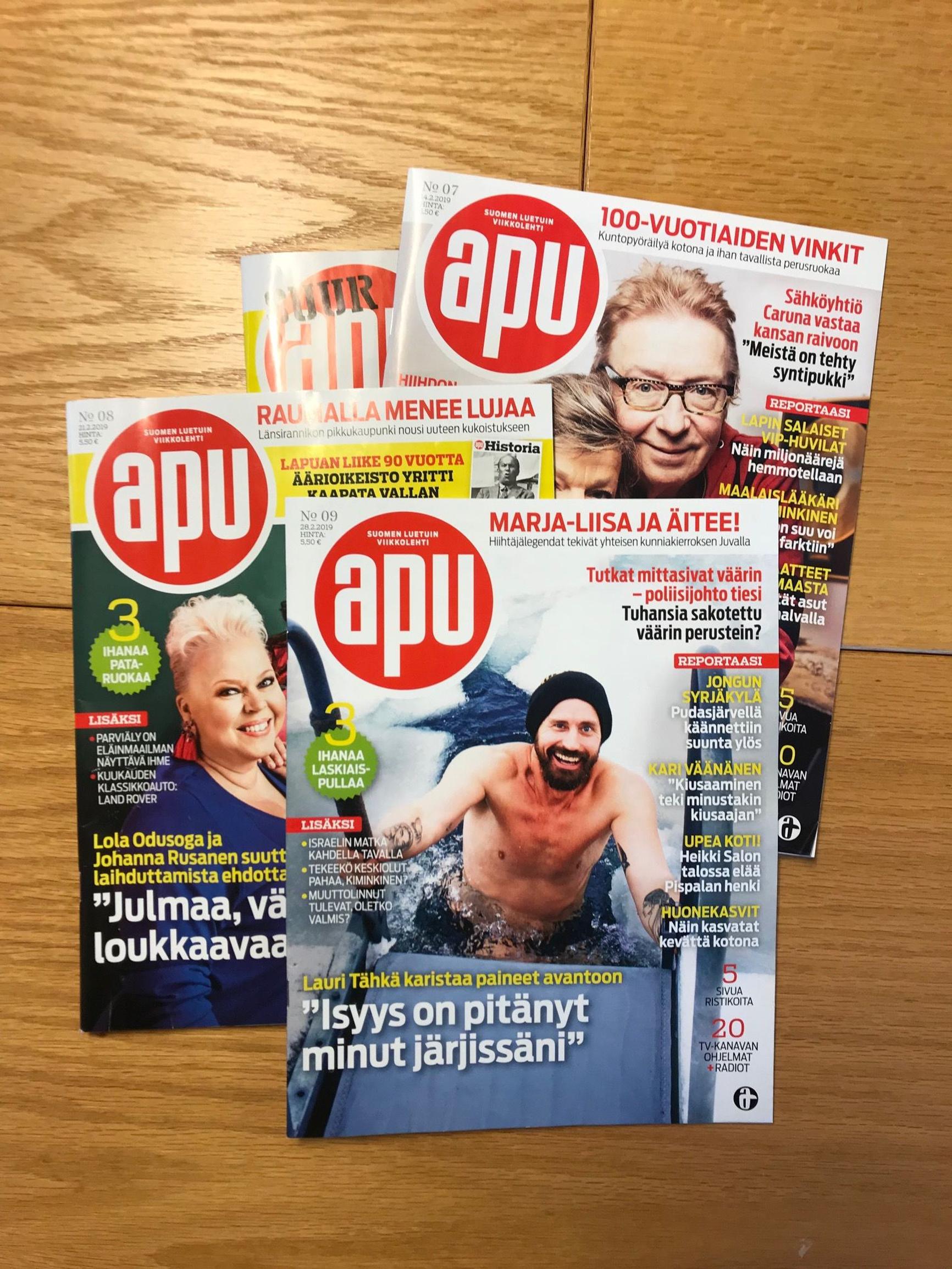 Apu on Suomen ylivoimaisesti luetuin viikkolehti