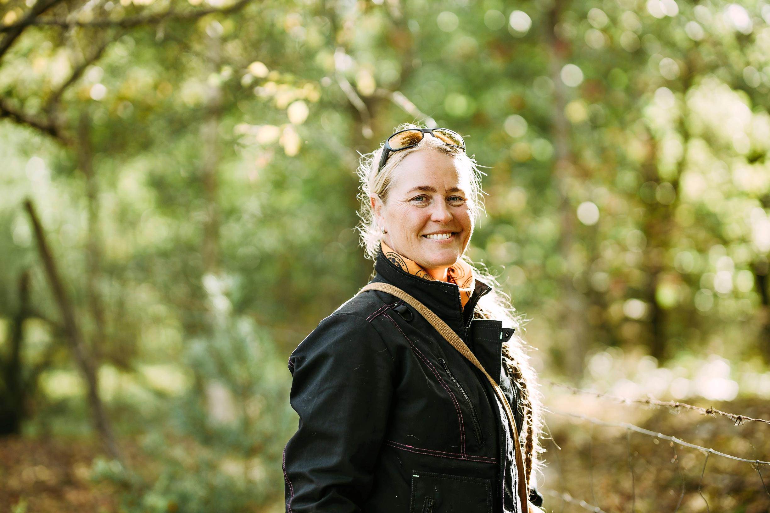 Inka Virtanen, Metsähallituksen luontovalvoja Korppoosta.