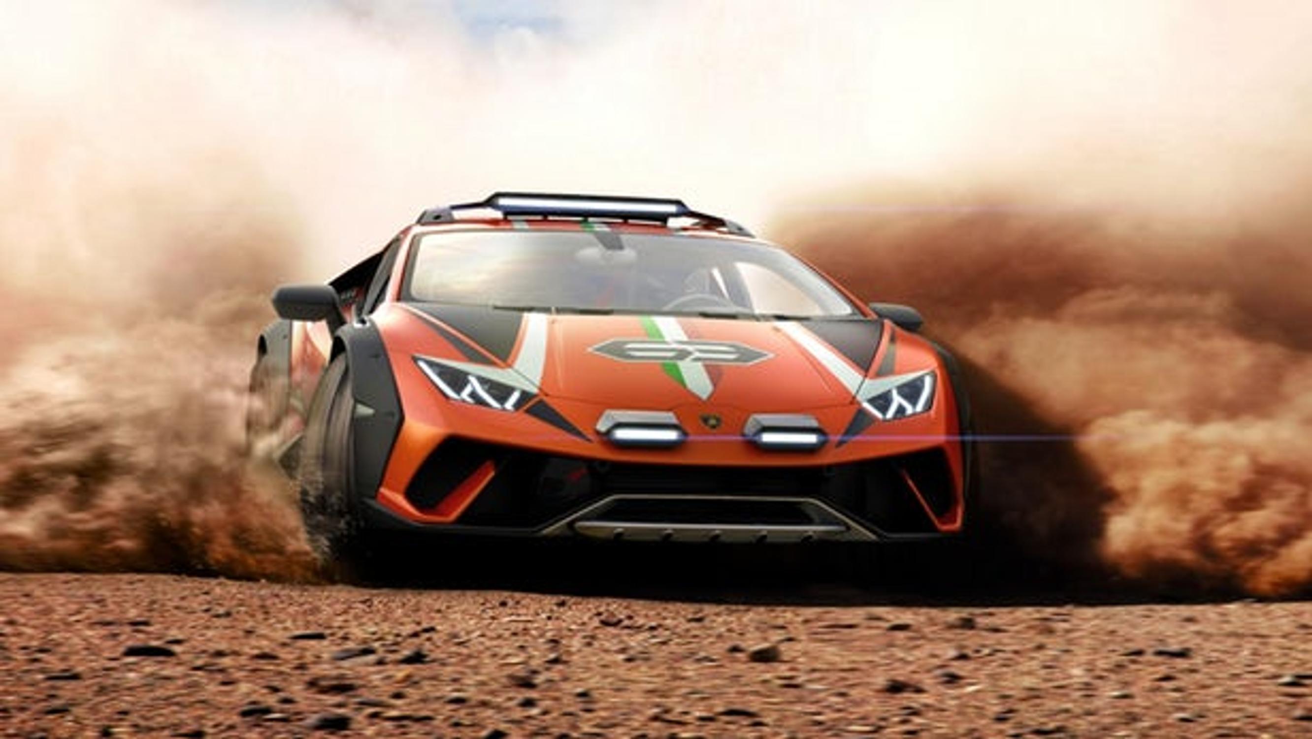 Katso kuvat - Lamborghinin uusi konseptiauto on osaksi superauto, osaksi off-roader