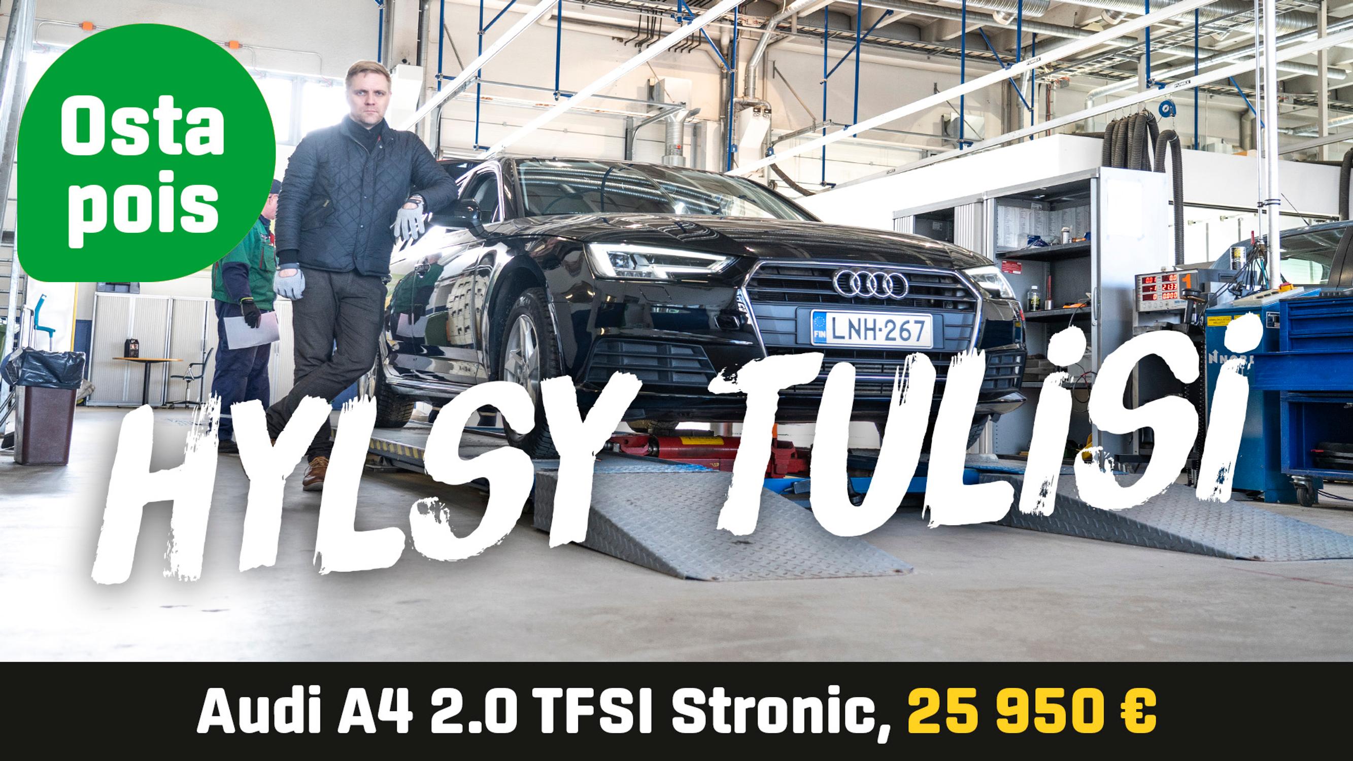 Käytetty: Audi A4 Sedan 2.0 TFSI Stronic (25 950 €) - Hylsy tulisi