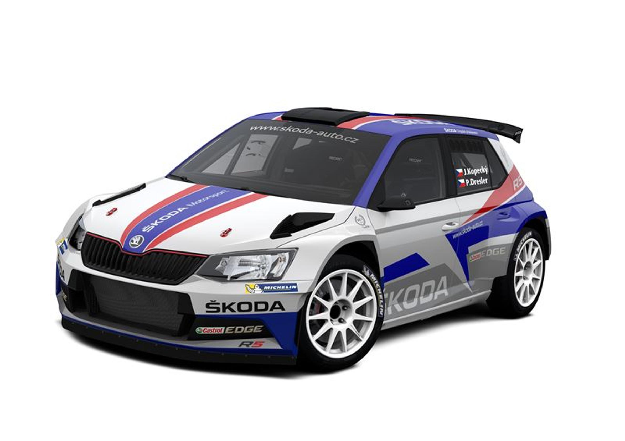 Kalle Rovanperä Skodalla Monte Carlon ralliin 