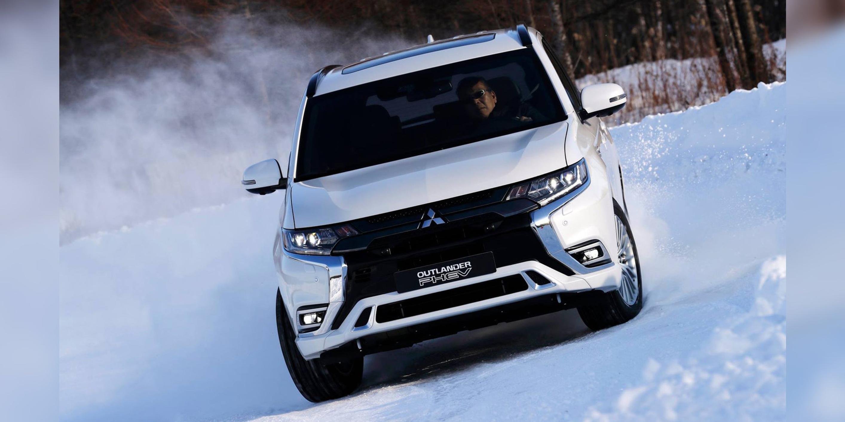 Mitsubishin tuleva Outlander lataushybridi kulkee pelkällä sähköllä jopa 100 kilometriä