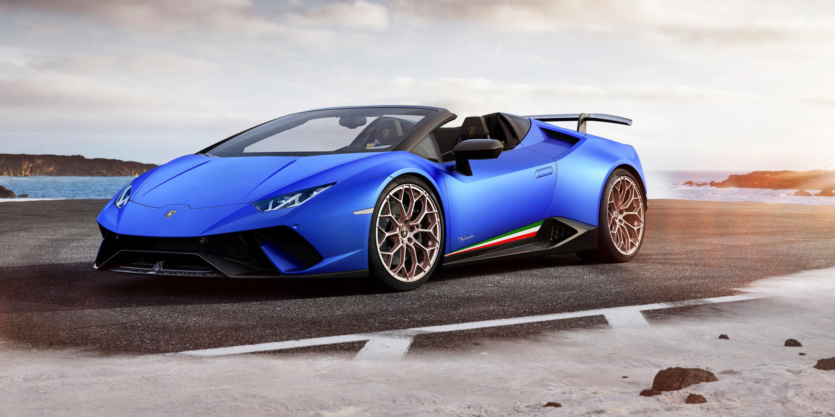 Katso kuvat: Lamborghini julkisti uuden Huracan Performante Spyderin