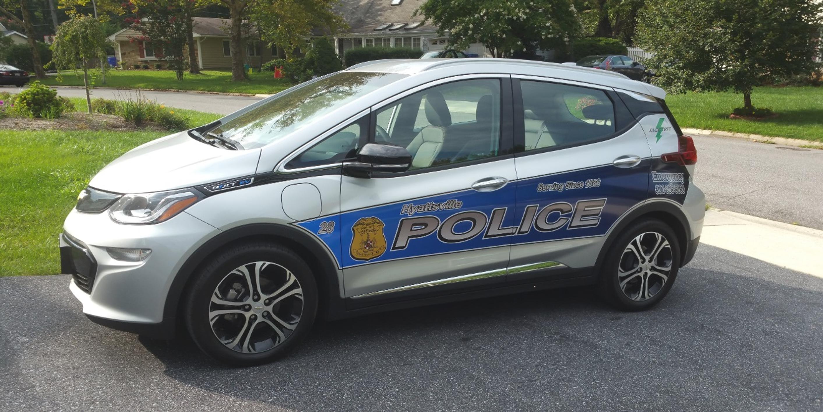 Katso kuva: Täyssähköisestä Chevy Bolt EV:stä poliisiauto