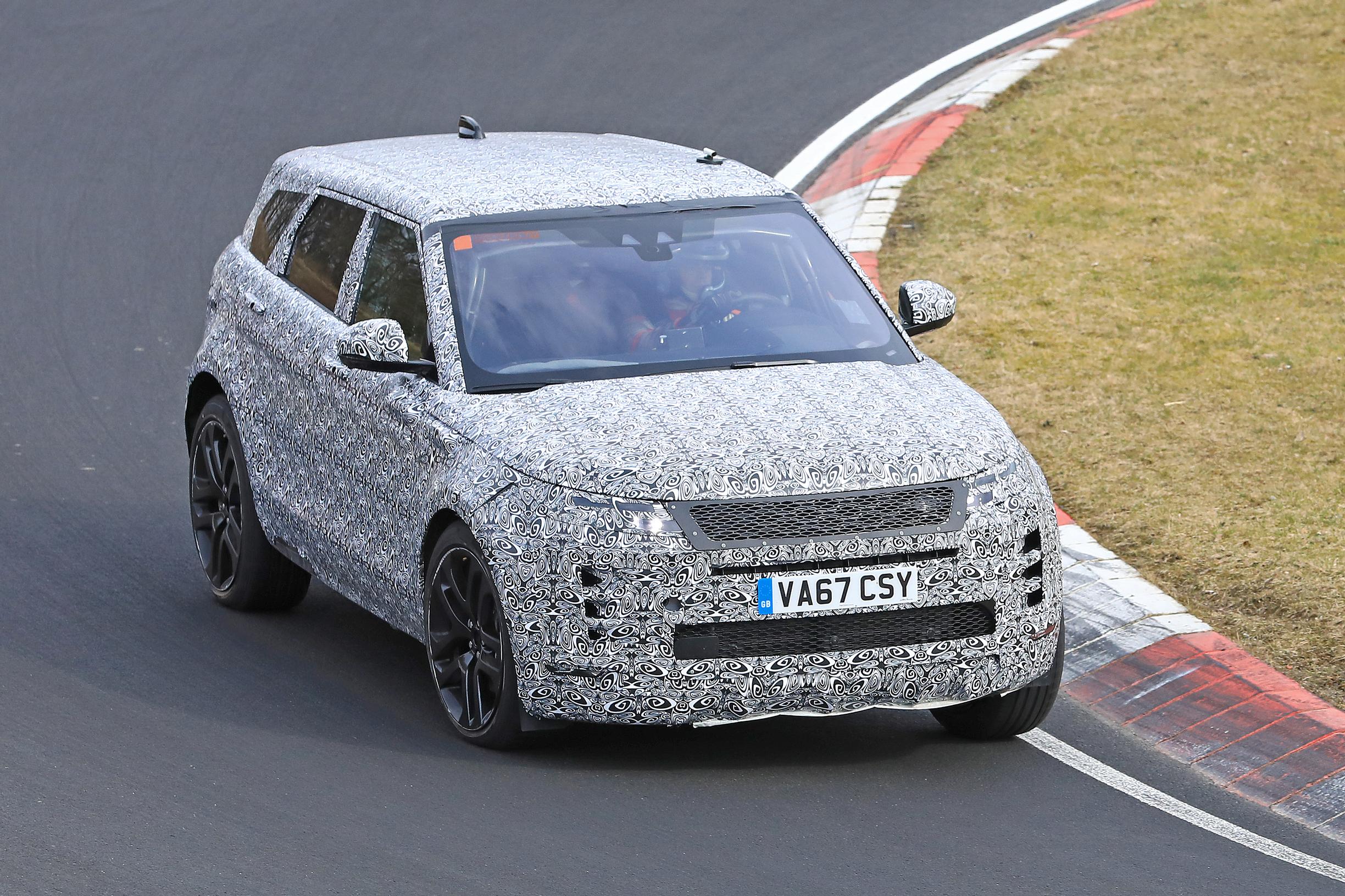Salakuvissa Range Rover Evoque