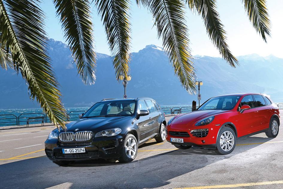 Vertailussa BMW X5 M50d ja Porsche Cayenne S Diesel Tuulilasi