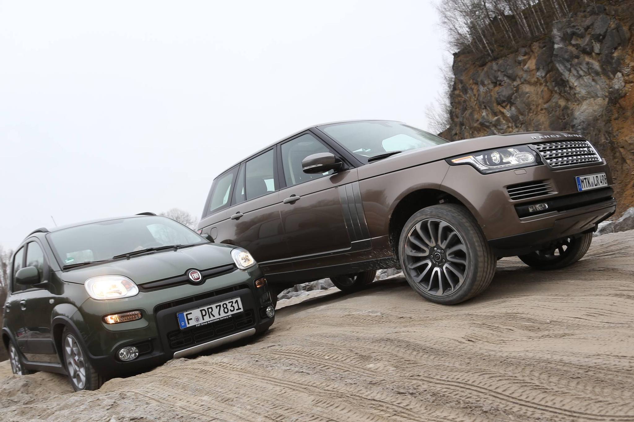 Fiat Panda 4x4 >> Fiat Panda 4x4 Kohtaa Range Roverin Tuulilasi Fiat Panda 4x4 >> Fiat Panda 4x4 Kohtaa Range Roverin Tuulilasi