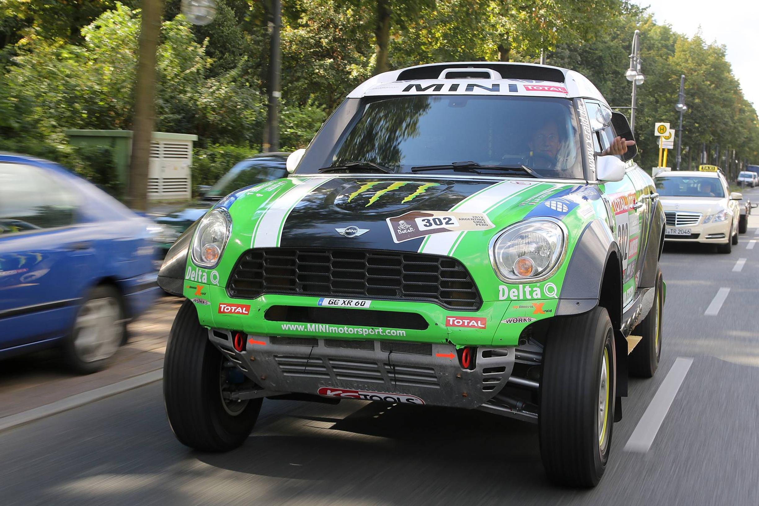 Miljoonan euron Dakar-Mini sukeltaa Berliinin betoniviidakkoon