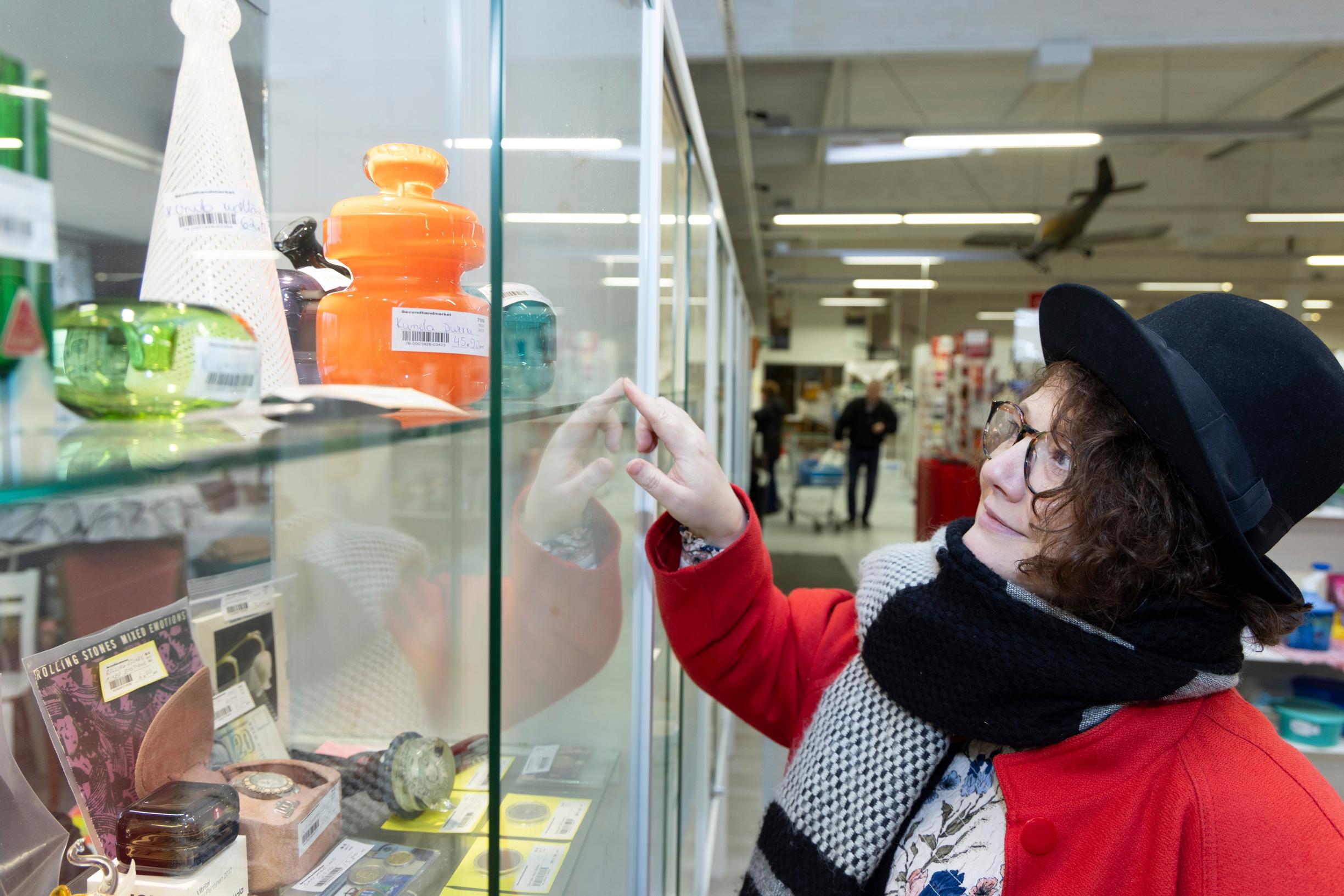Salon kirpputorit Tiia Heiskari tuntee kuin omat taskunsa.