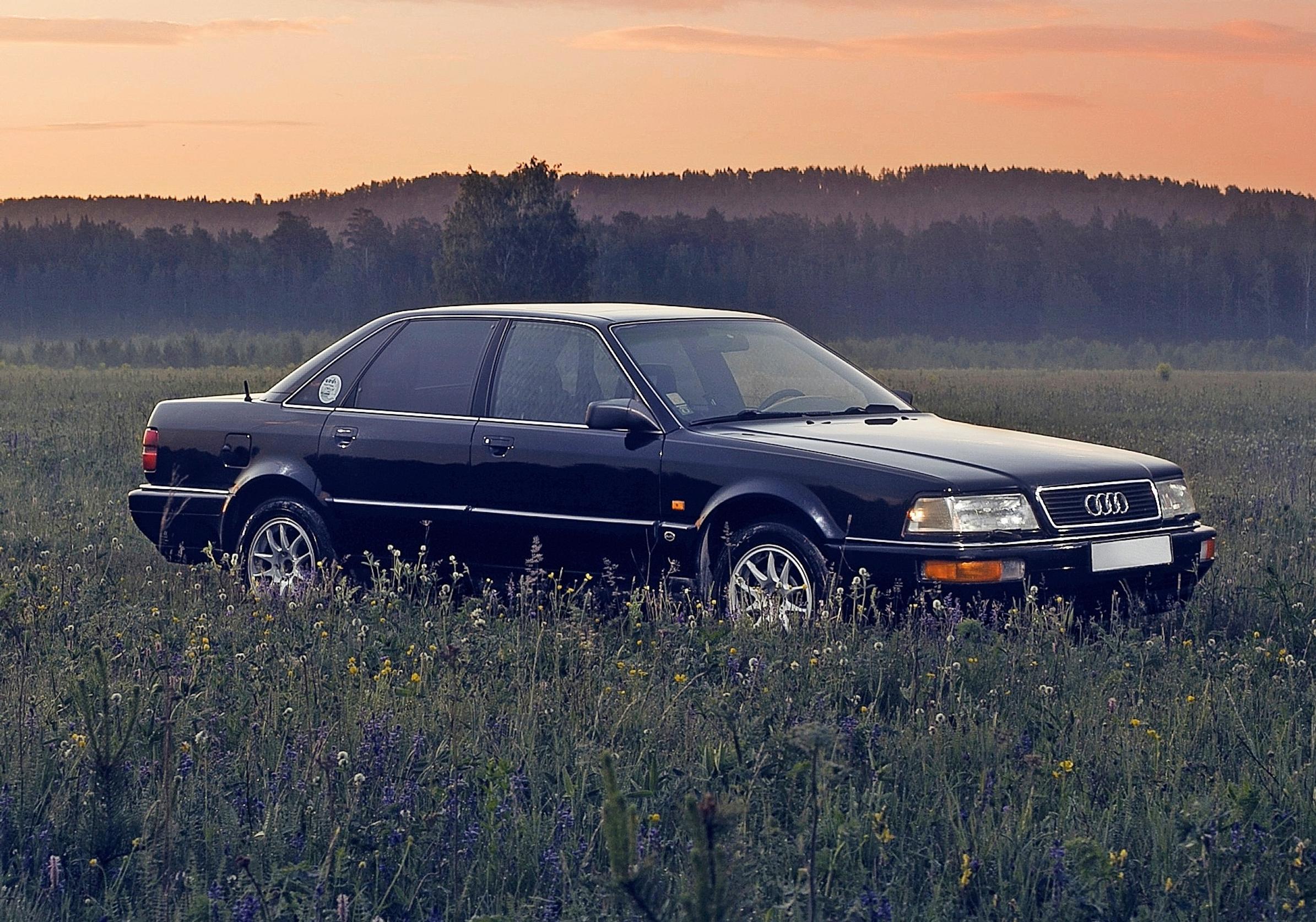 Audi V8 oli tulosta siitä, kun Audi 100 pantiin lihotuskuurille. Sen moottori rakennettiin yhdistämällä kaksi VW Golf GTI:n 1,8-litraista nelosta toisiinsa.