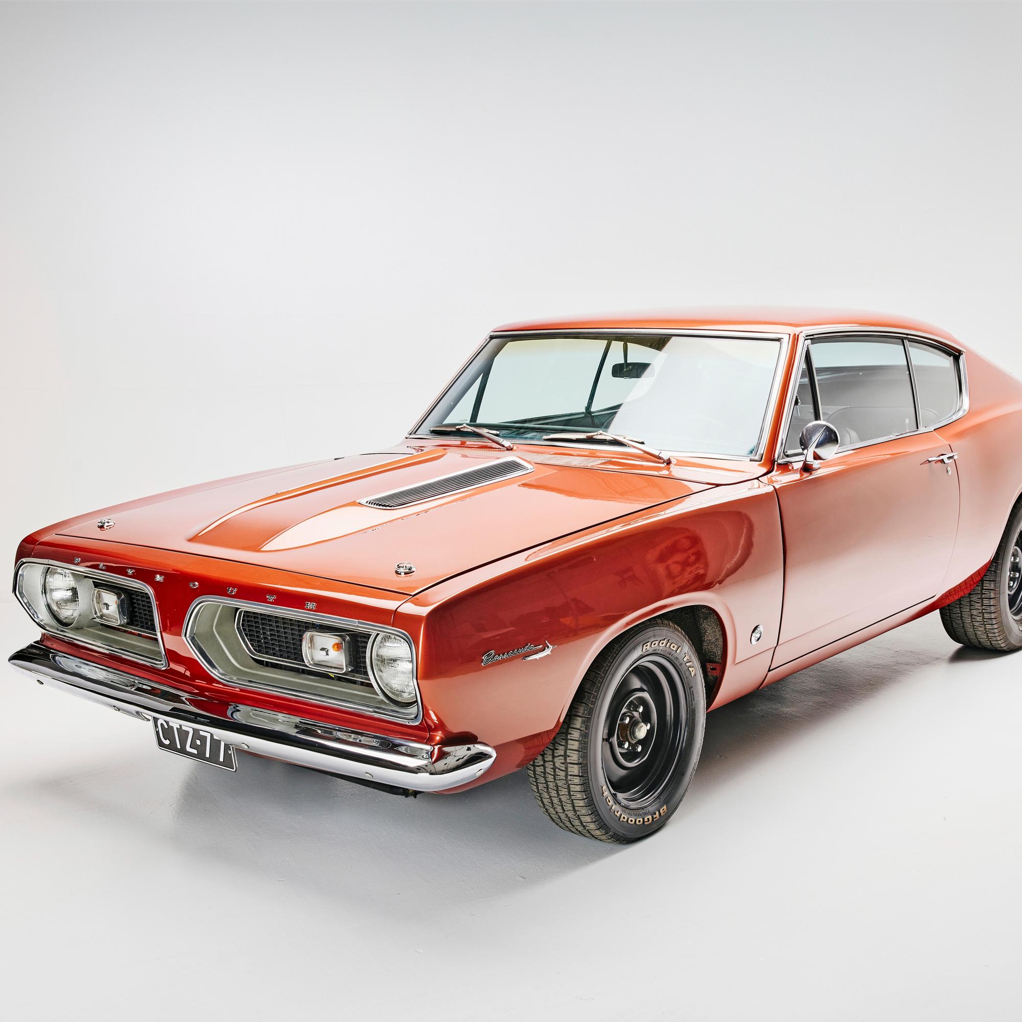 Plymouth Barracuda Formula S 402 vm. 1967 – ”Barracudassa oli heittämällä kauneimmat autossa näkemäni muodot”