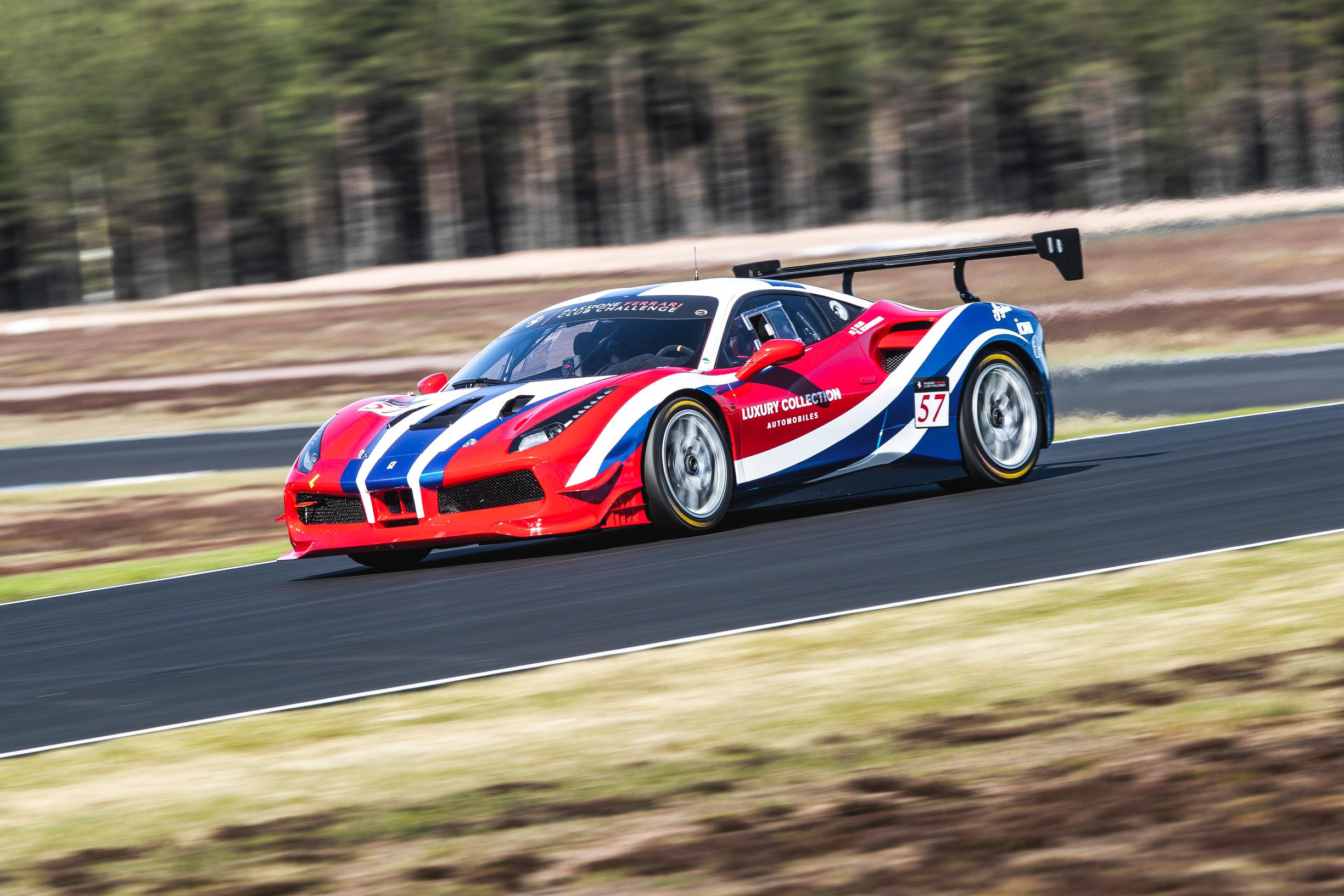 Koeajo: Ferrari 488 Challenge Alastarolla