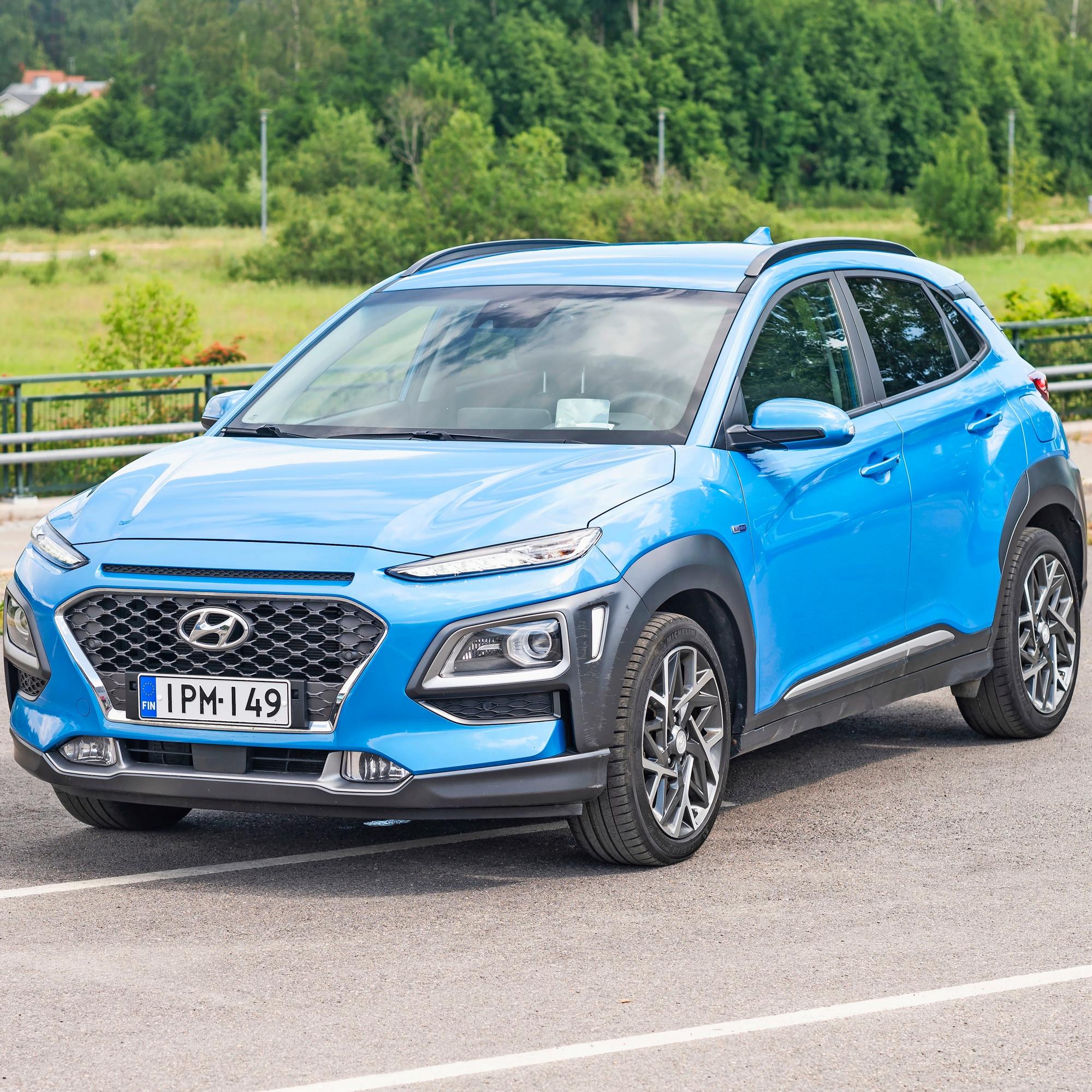 Hyundai Kona vuosimallia 2020 – Vähän ajettu hybridi – Tässä voisi olla ideaa