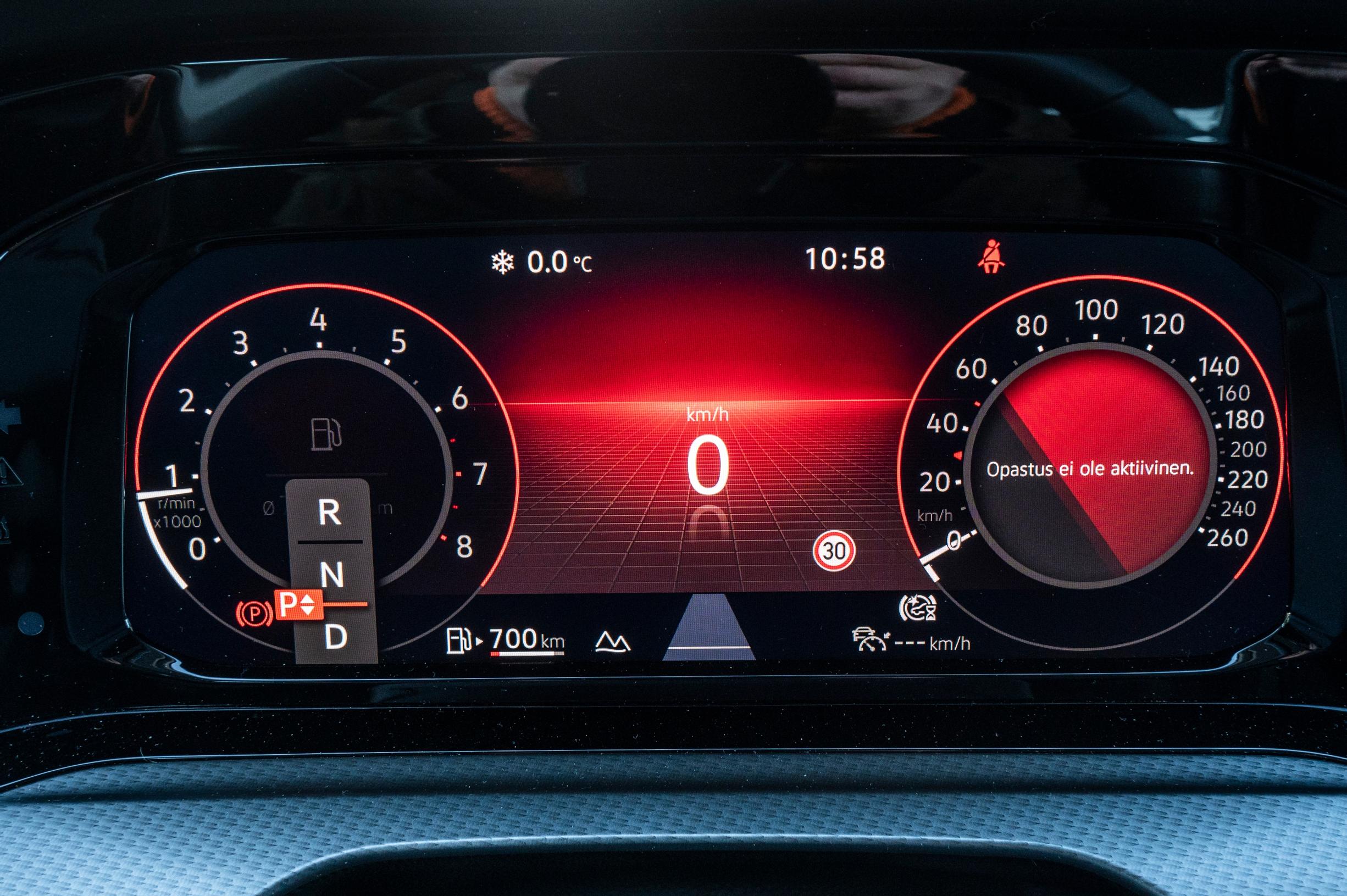 Volkswagen Golf Variant Alltrack 2.0 TSI 4Motion DSG virtuaalimittaristo.